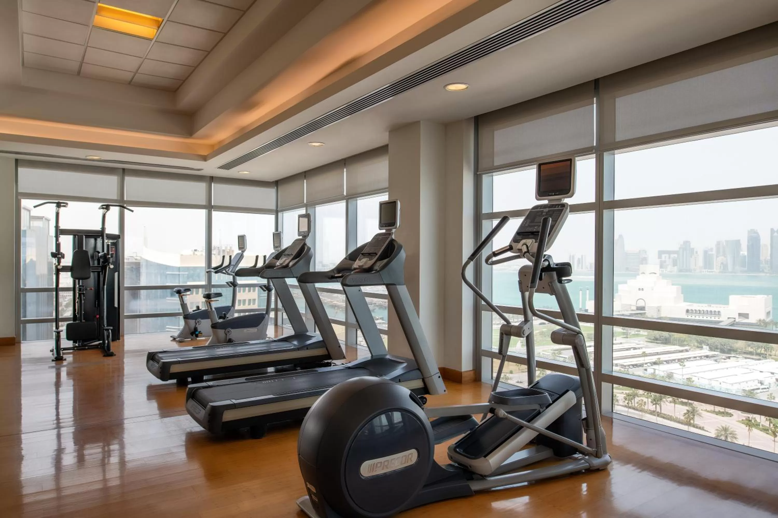 Fitness centre/facilities in Fraser Suites Doha