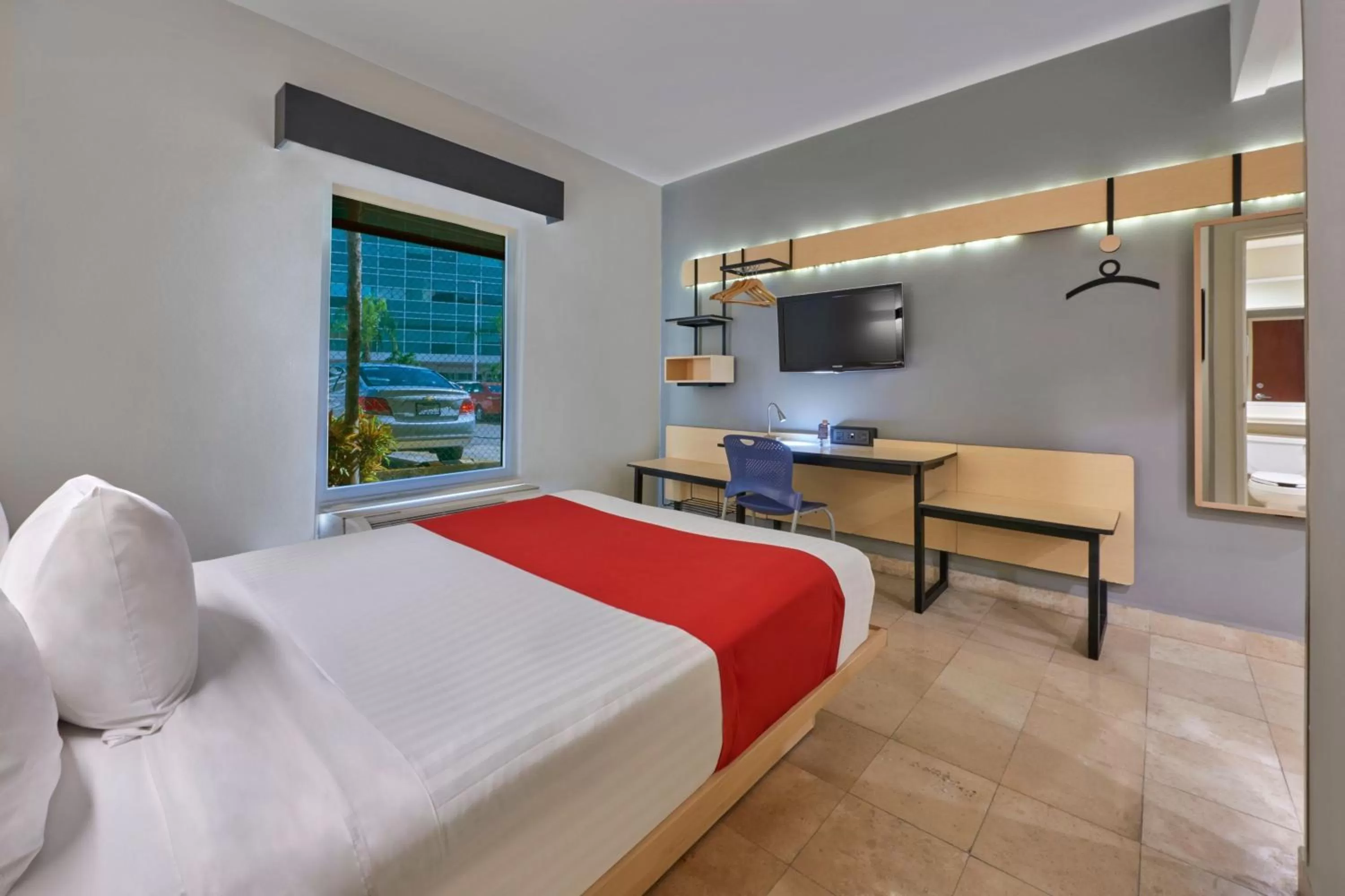 Bedroom, Bed in City Express by Marriott Cancun