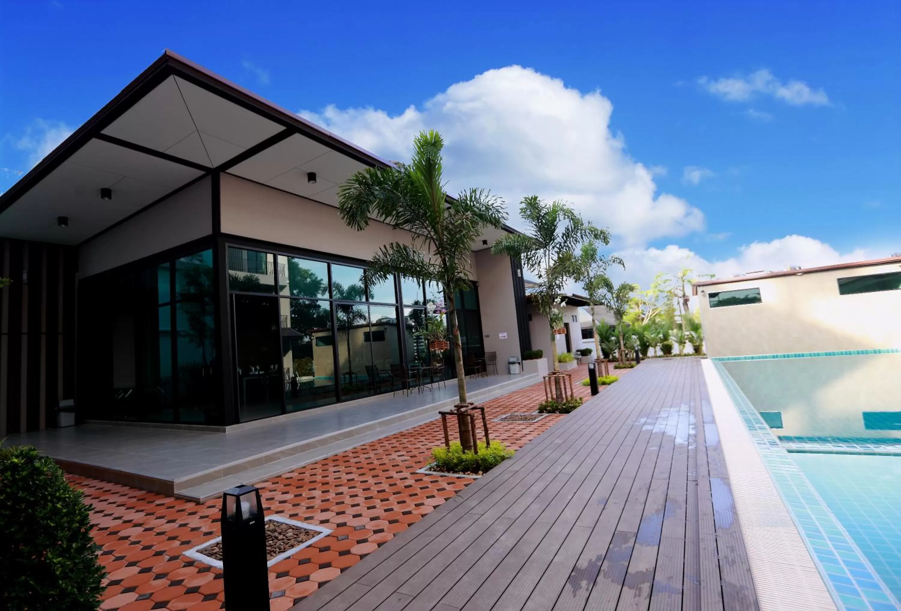Swimming pool, Property Building in J.P.GRAND HOTEL