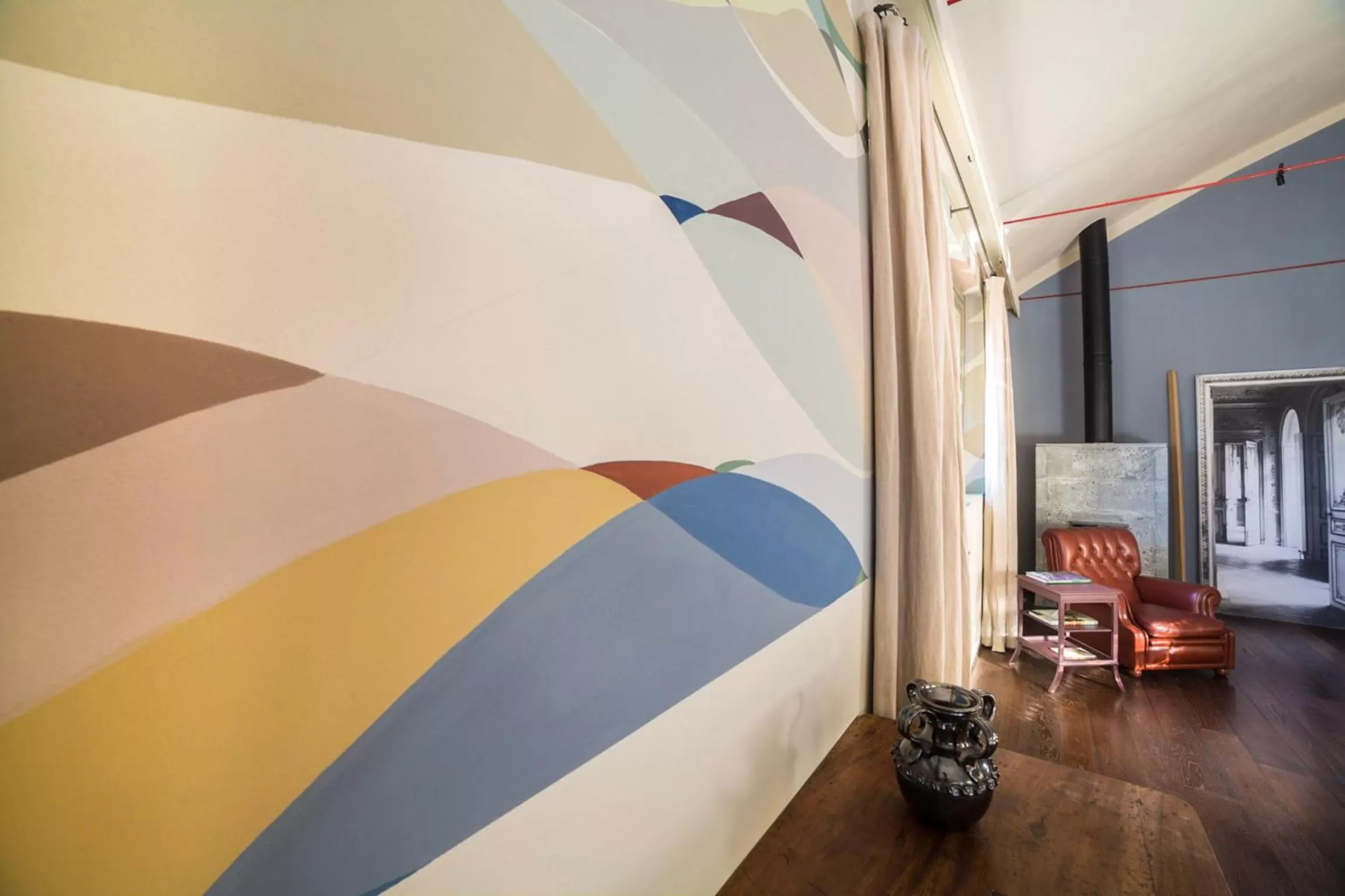 Communal lounge/ TV room, Bed in A440 in Tuscany