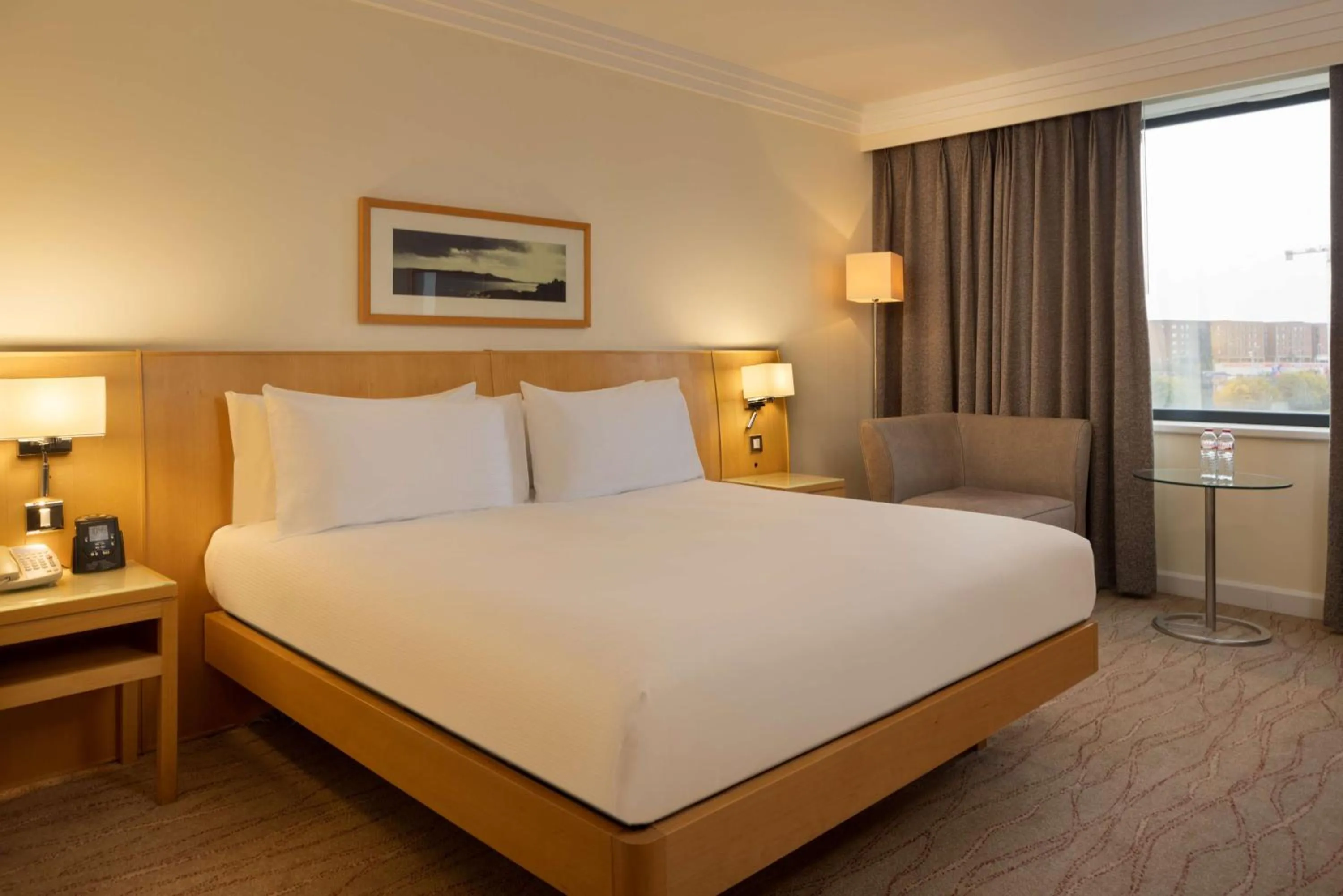 Bed in Hilton Dublin Airport