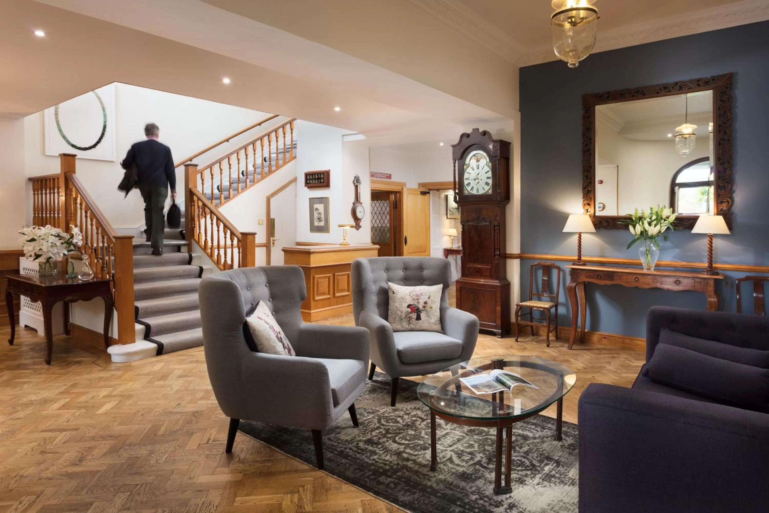 Lobby or reception in Budock Vean Hotel and Spa