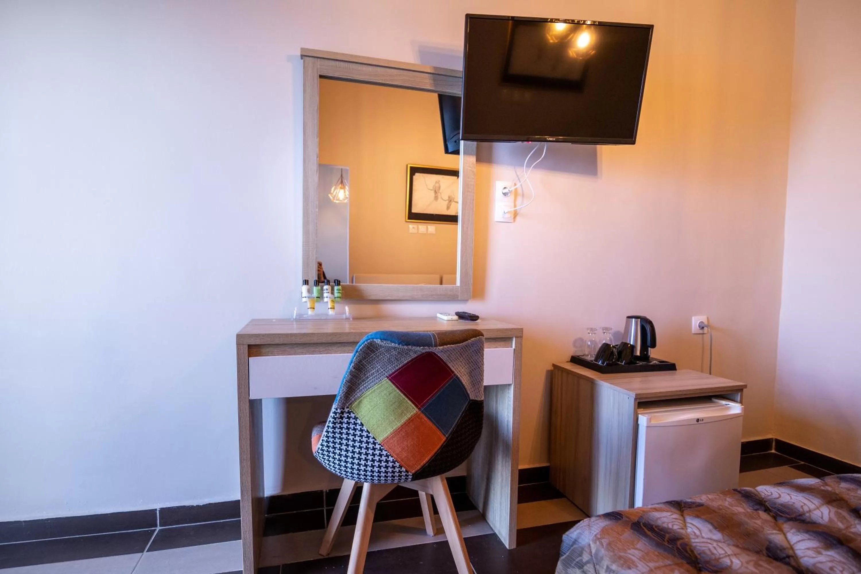 Bed in Votsalakia Hotel & Luxury Apartments