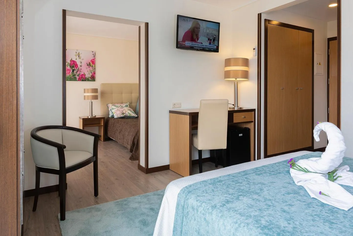 Bedroom, Bed in Hotel Jardim