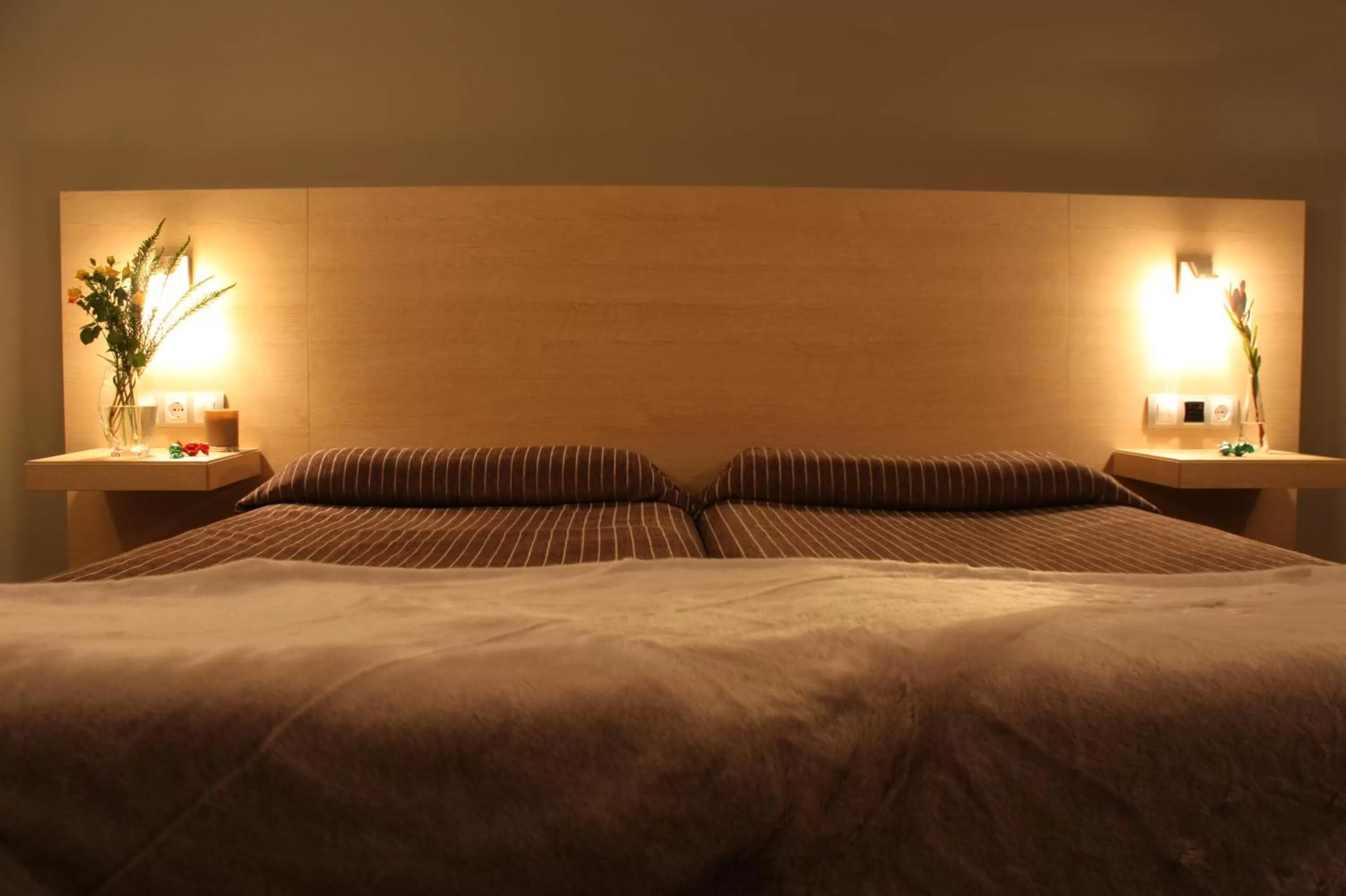 Bed in Hotel Pontes do Eume