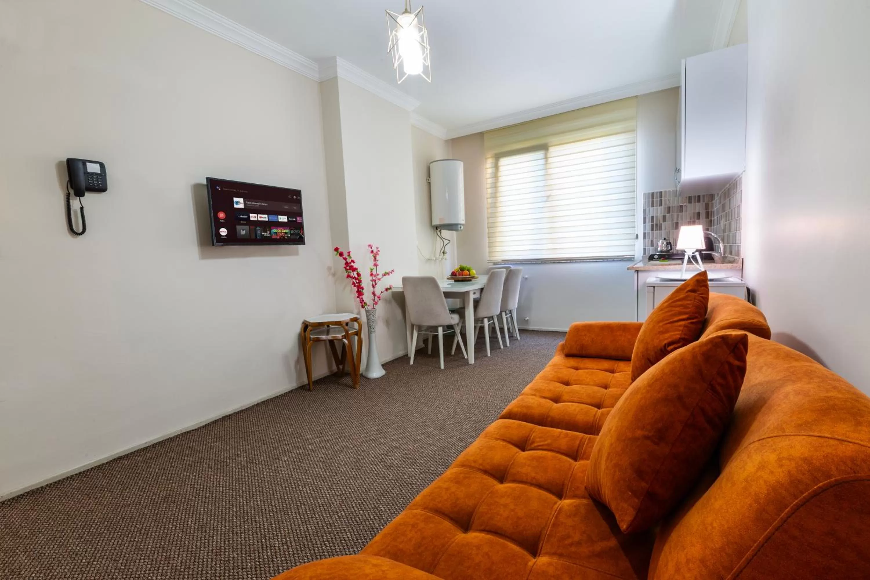 Seating Area in Bikka&Asell Suite Hotel