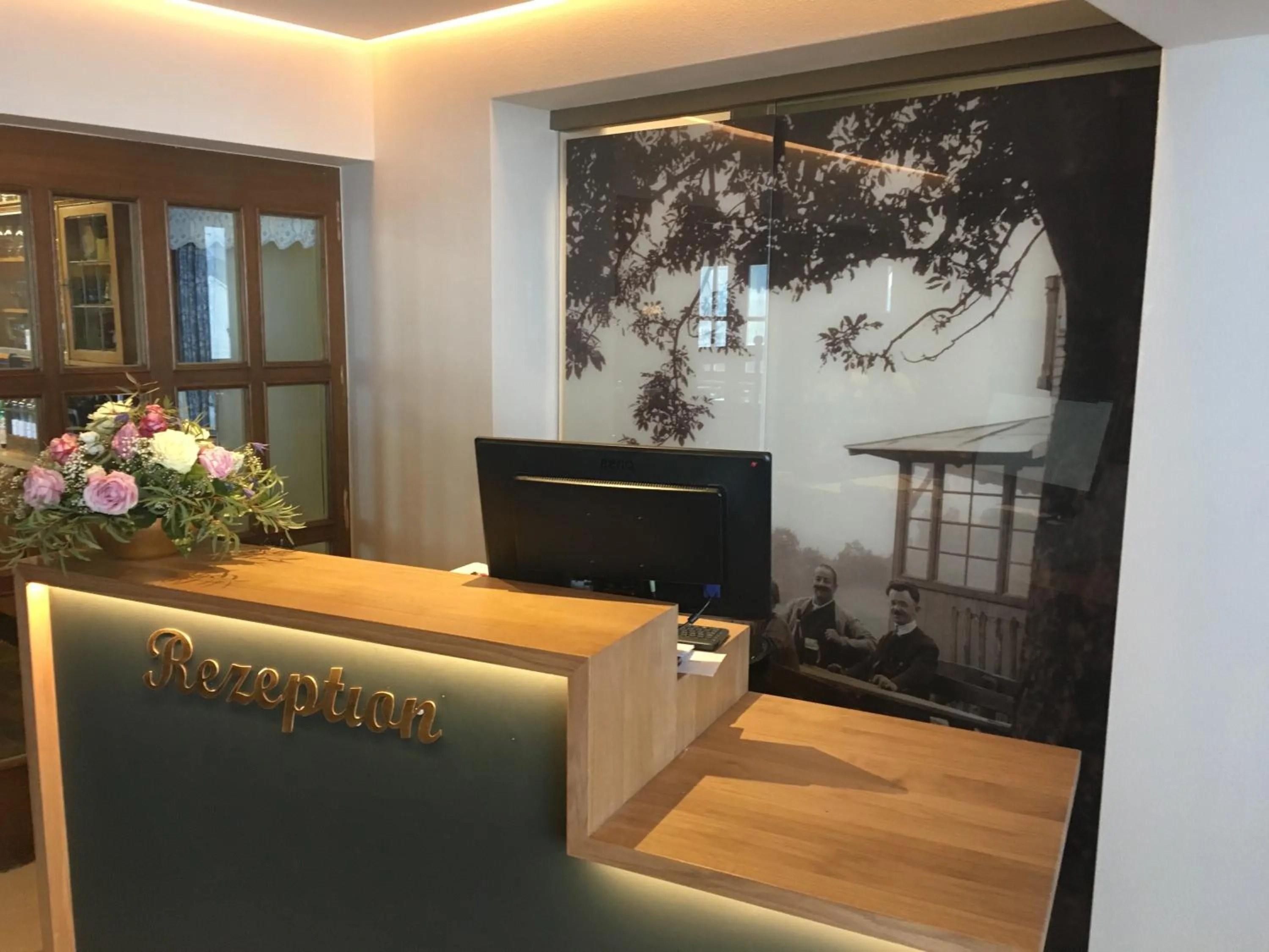 Lobby or reception in Landhotel Gottinger