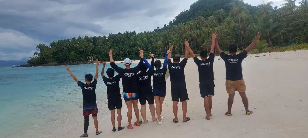 People in Peak View Resort