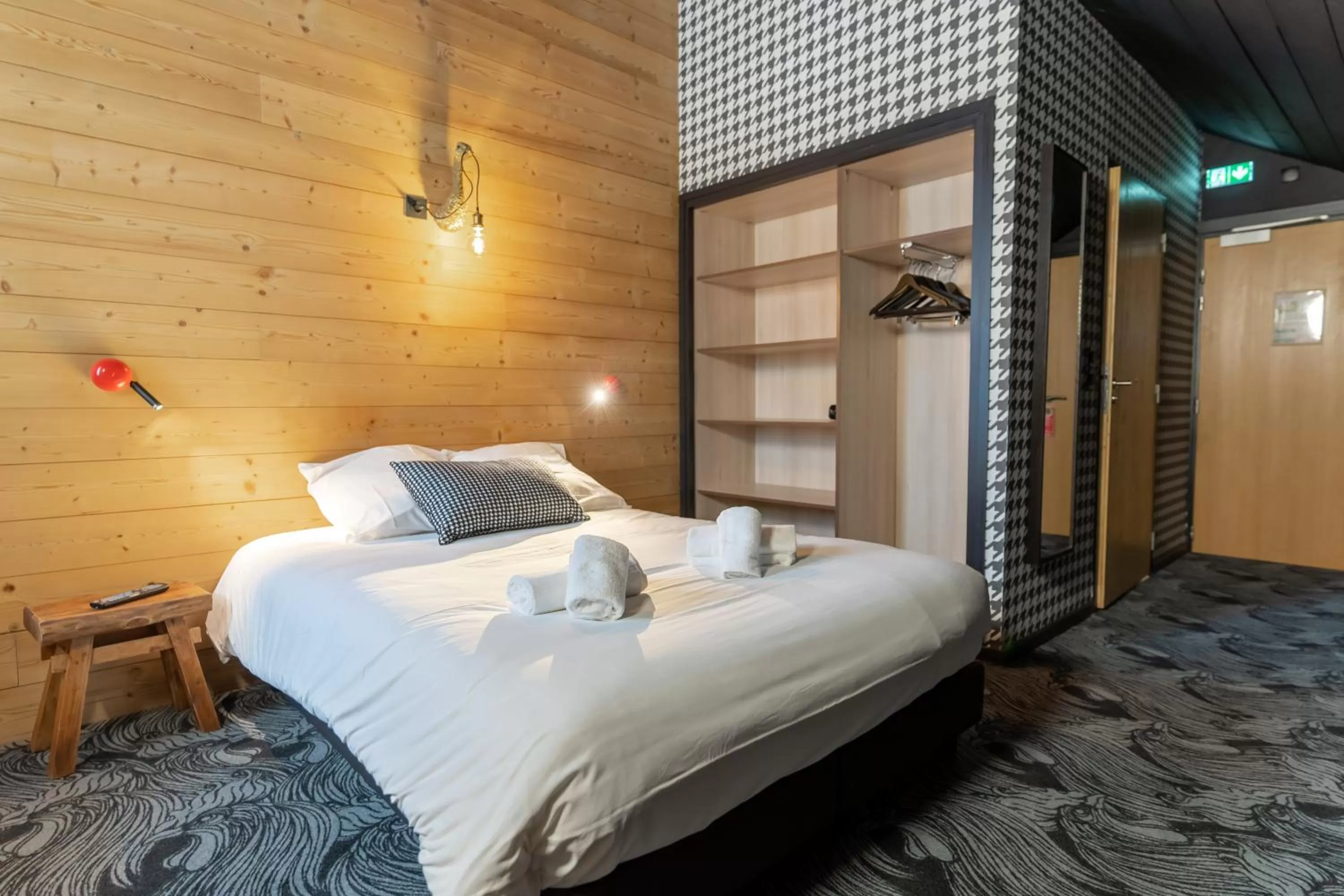 Bed in Hôtel Le Cristal Lodge - TERRESENS