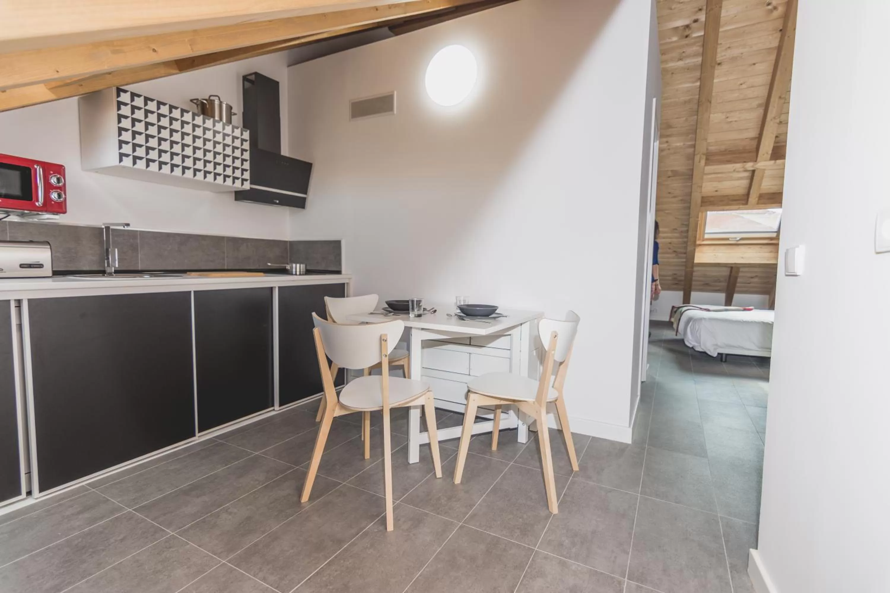 kitchen in Slow León Apartamentos Turísticos