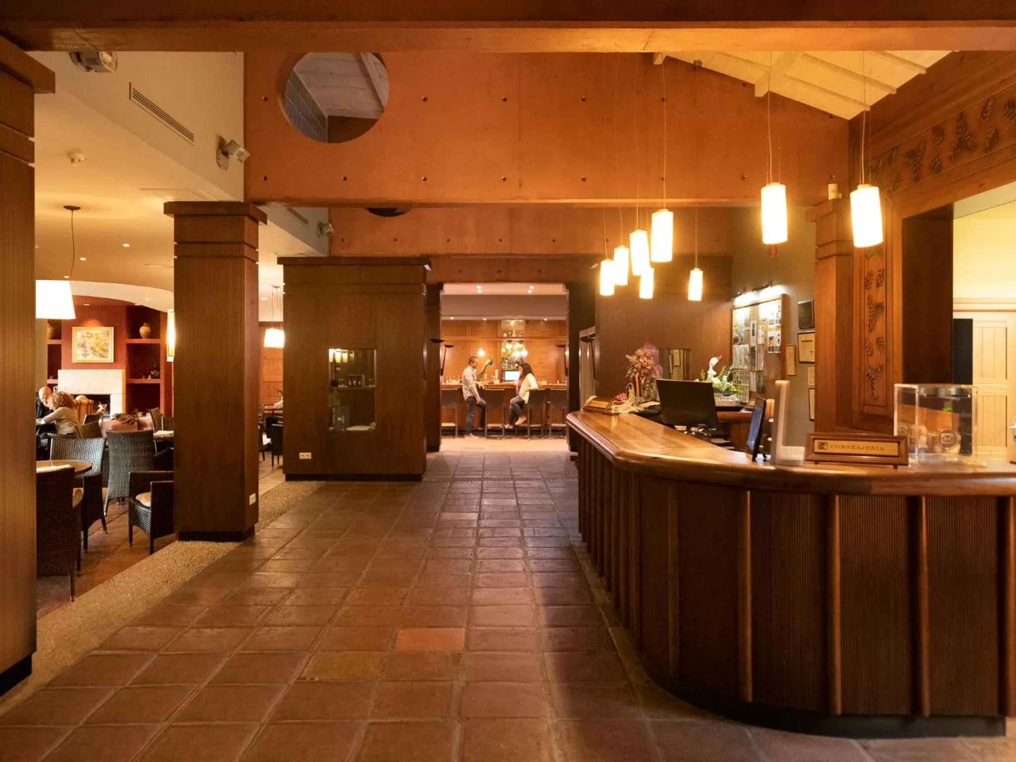 Lobby or reception in Hotel Fuerte Grazalema