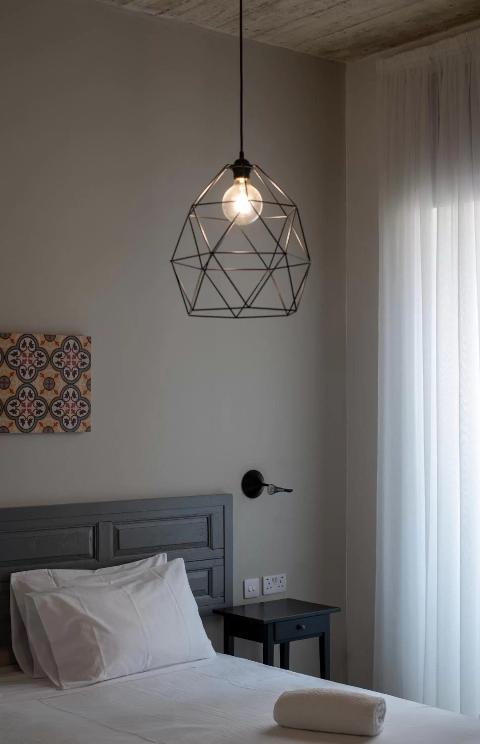 Bed in Chapter 5 Hotel