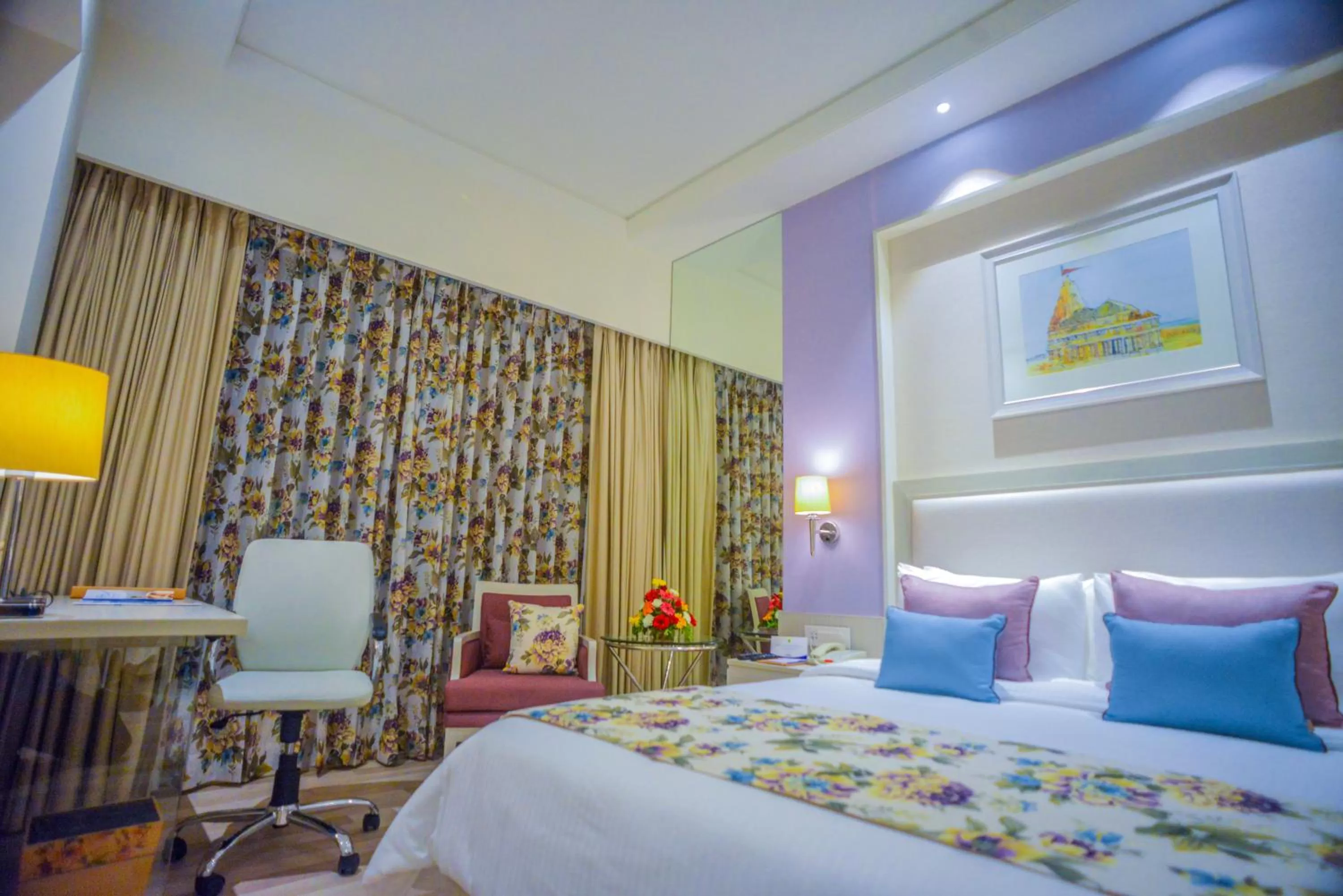 Bed in Efcee Sarovar Premiere Bhavnagar