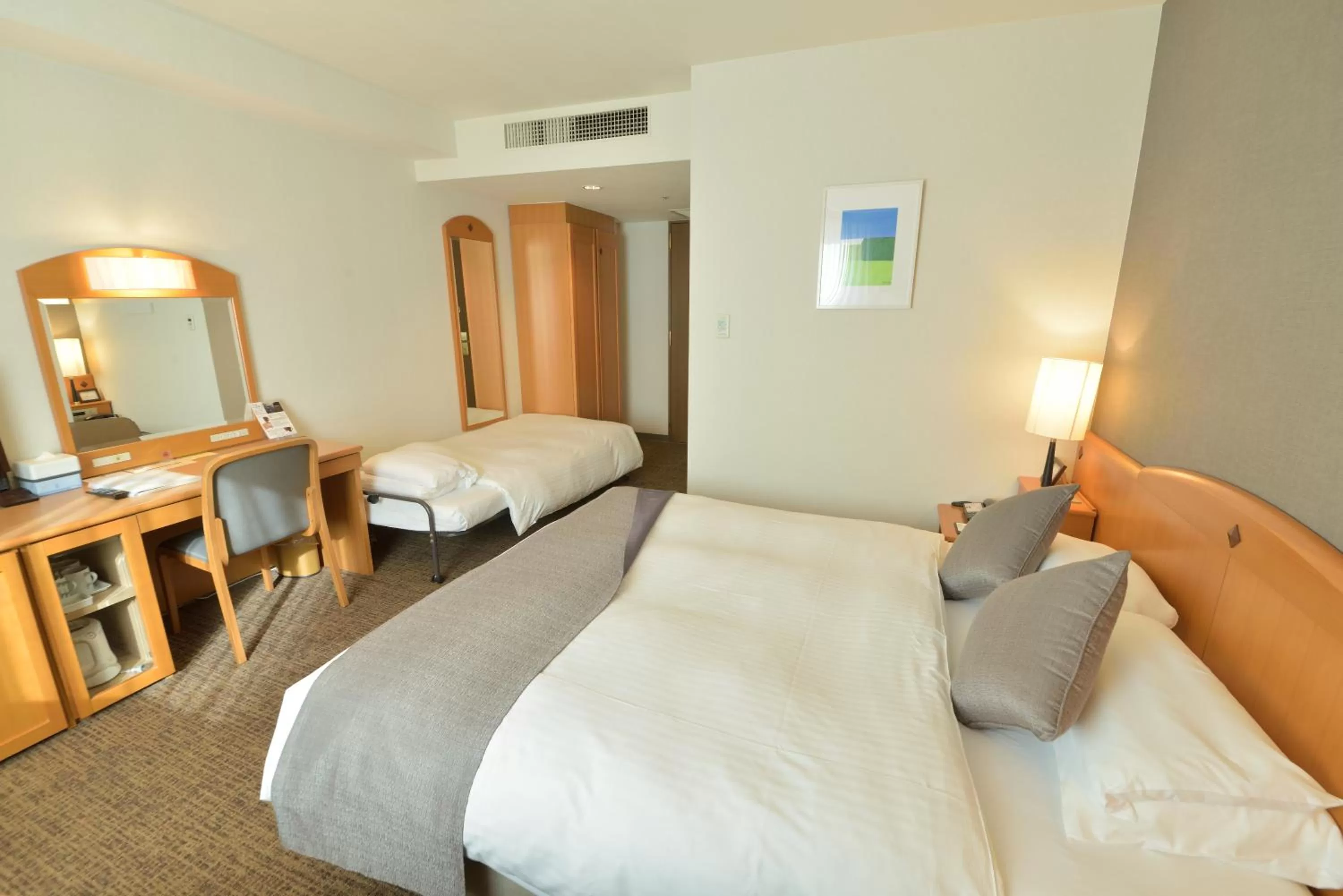 Bed in Okayama Koraku Hotel