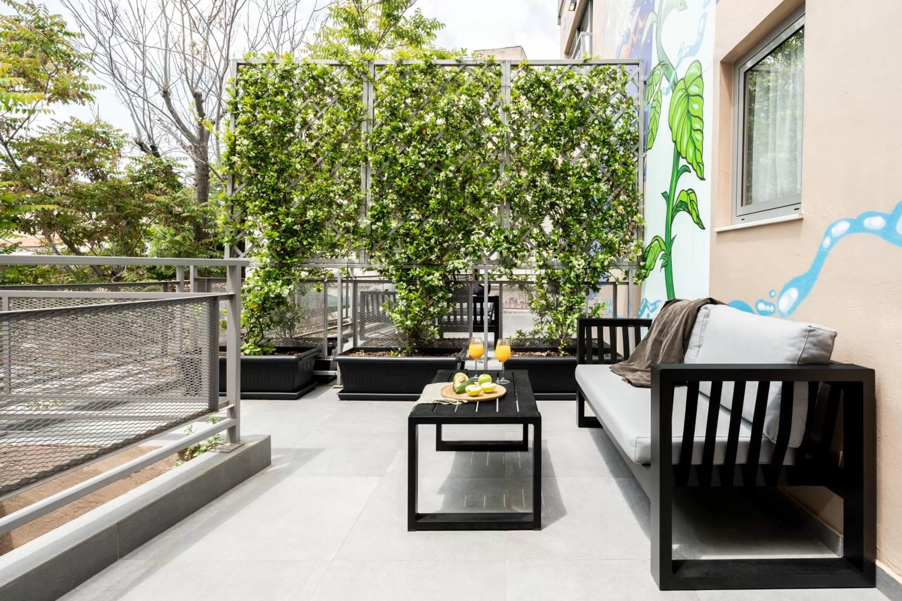 Balcony/Terrace in Play Psyri Athens a member of Brown Hotels