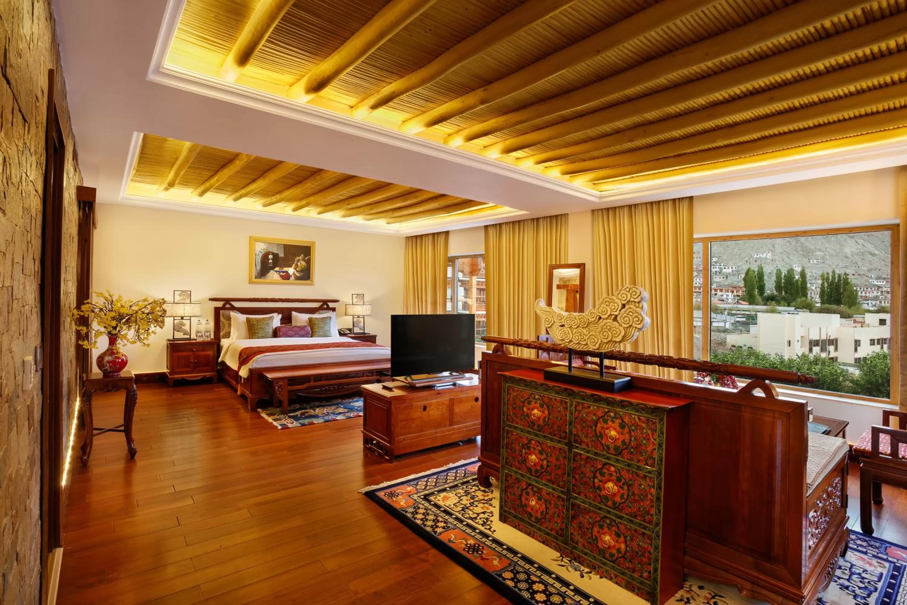 Bedroom, Bed in The Grand Dragon Ladakh