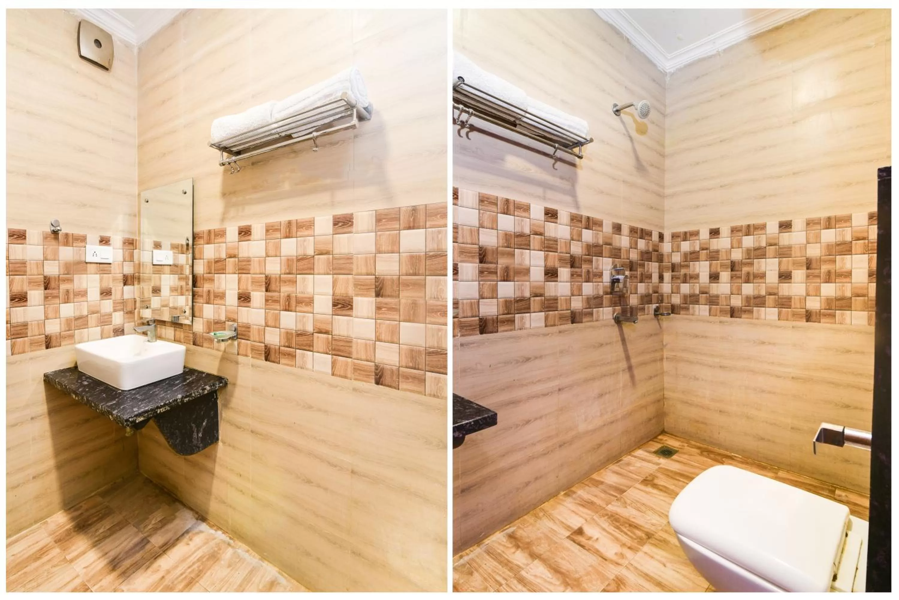 Toilet in Olivia Hotels At Delhi Airport