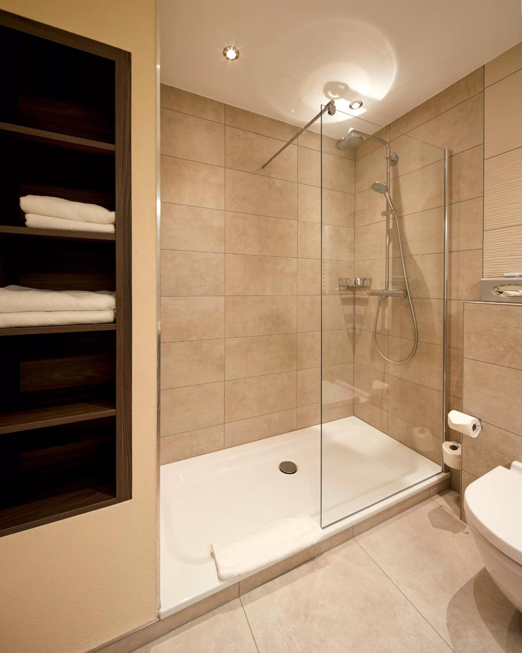 Bathroom in NaturKulturHotel Stumpf