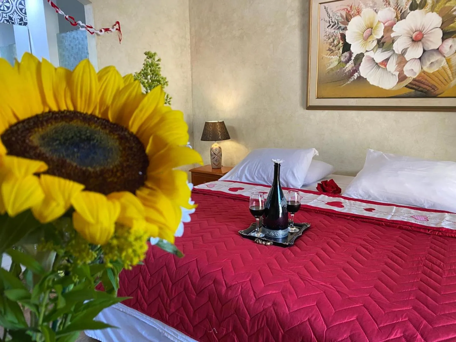 Bed in Hotel Boutique Castillo Ines Maria