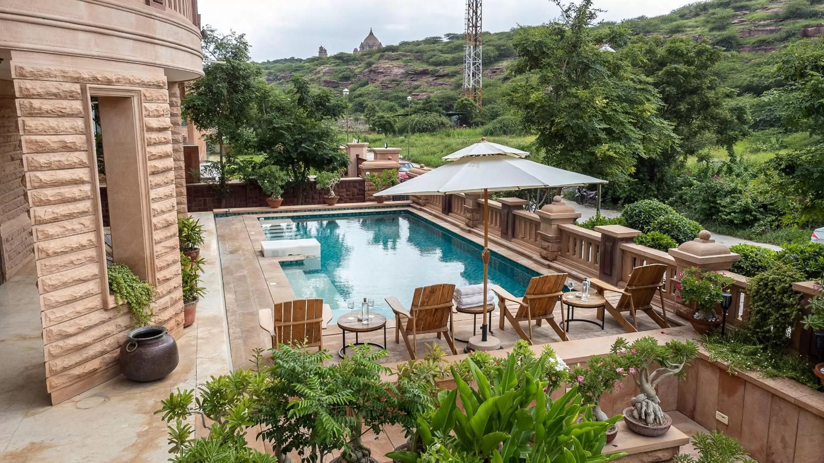 Swimming pool in The Almond Tree