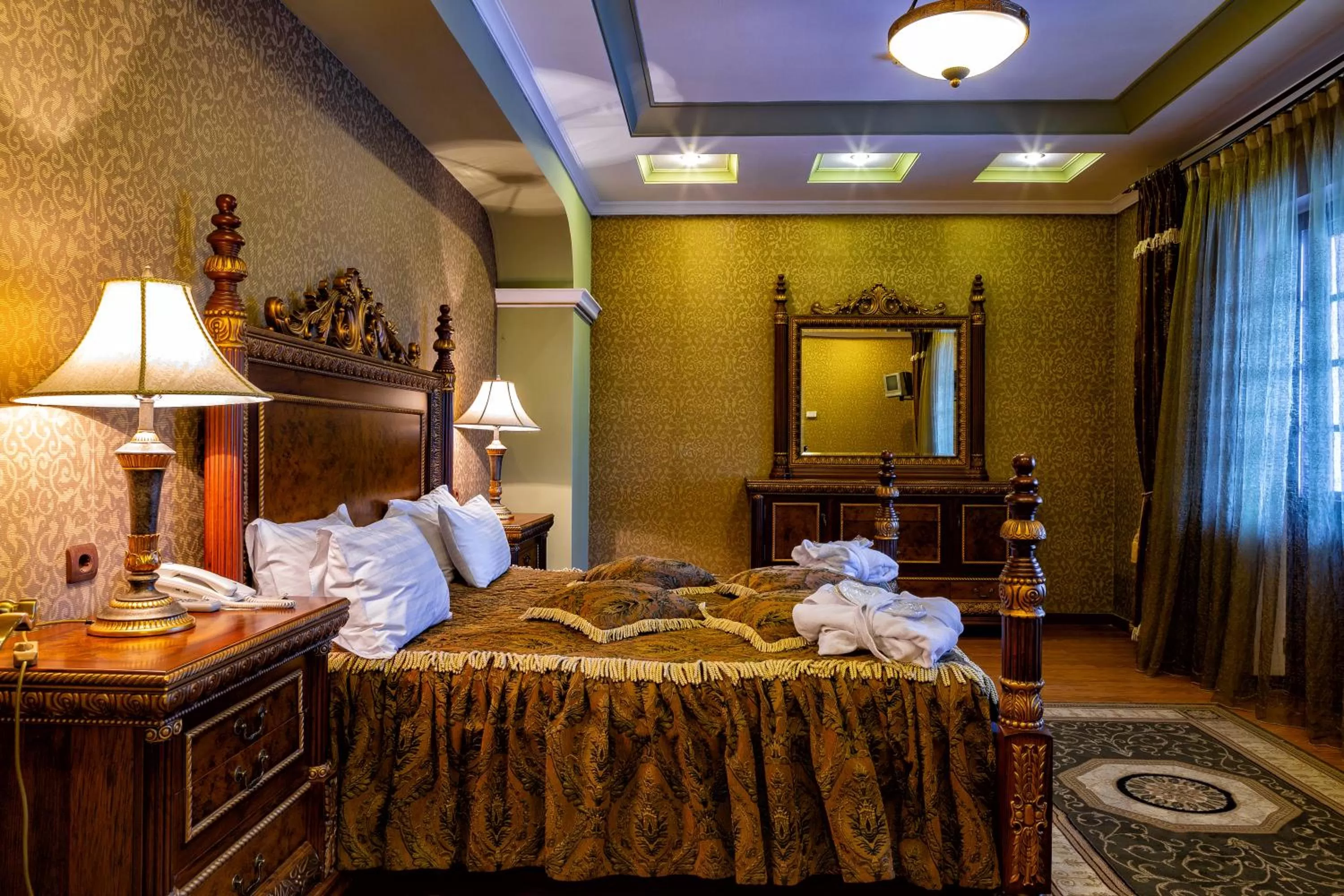 Bedroom, Bed in Park Hotel Kokshetau