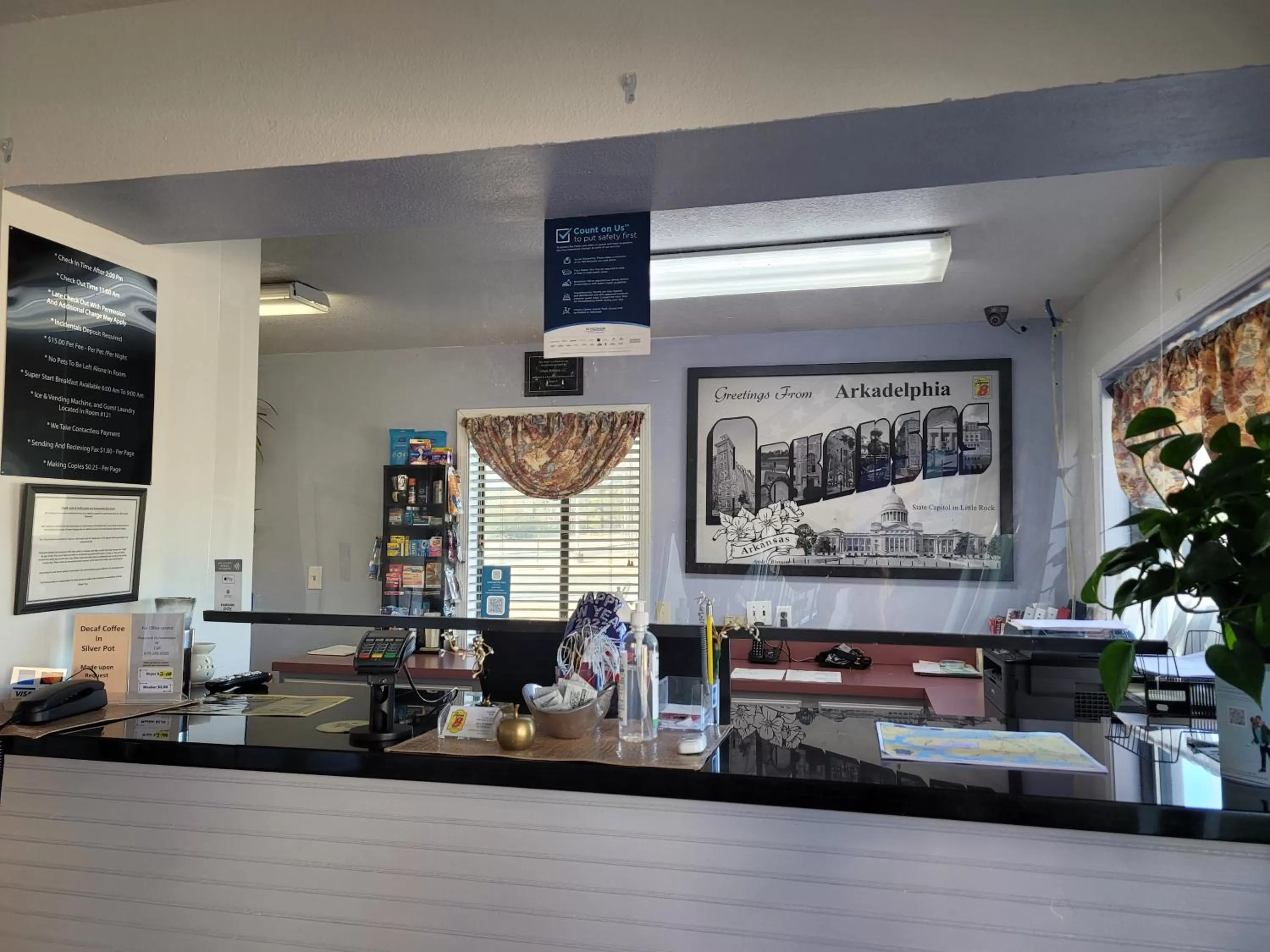 Lobby or reception in Super 8 by Wyndham Arkadelphia Caddo Valley Area