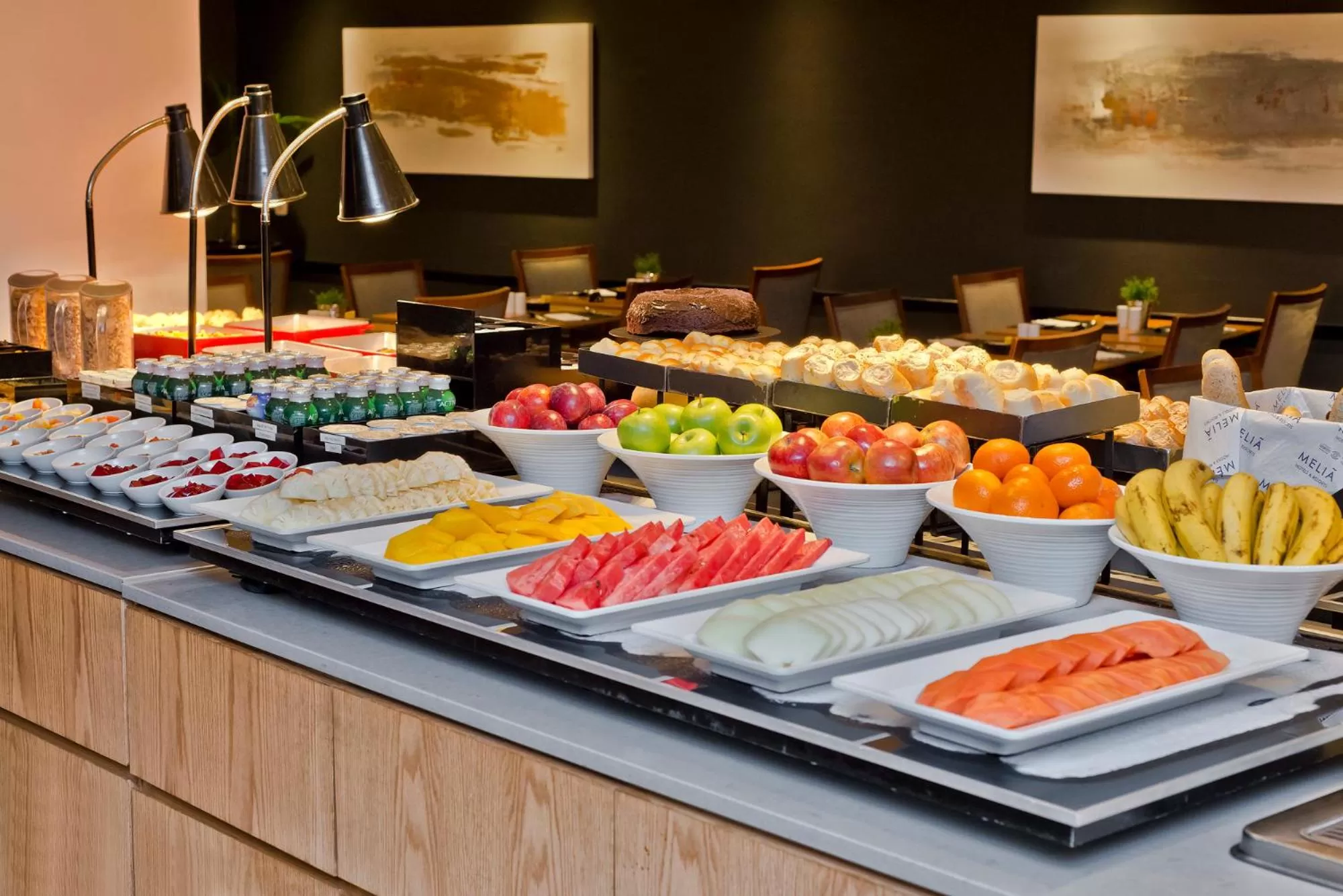Buffet breakfast in Meliá Paulista