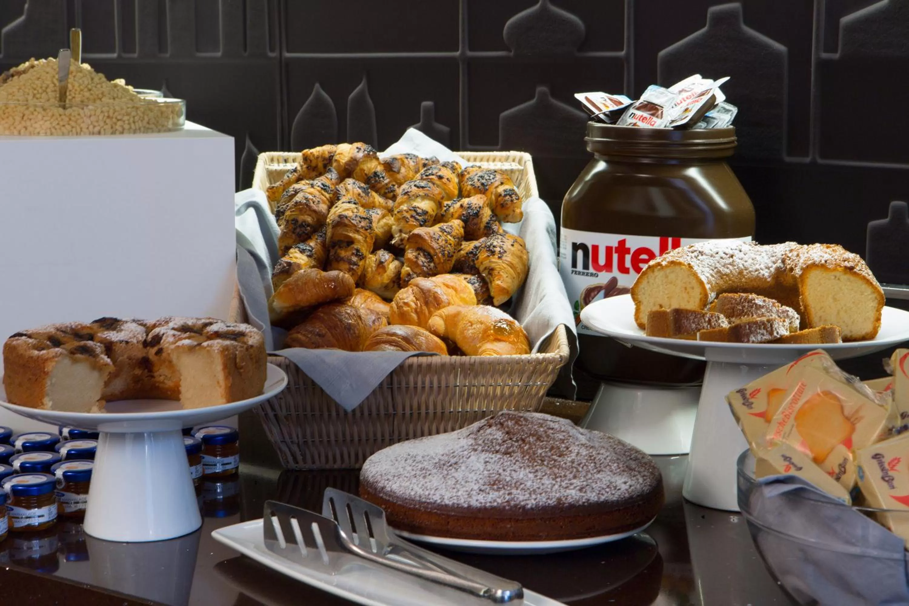 Buffet breakfast in Hotel Spadai