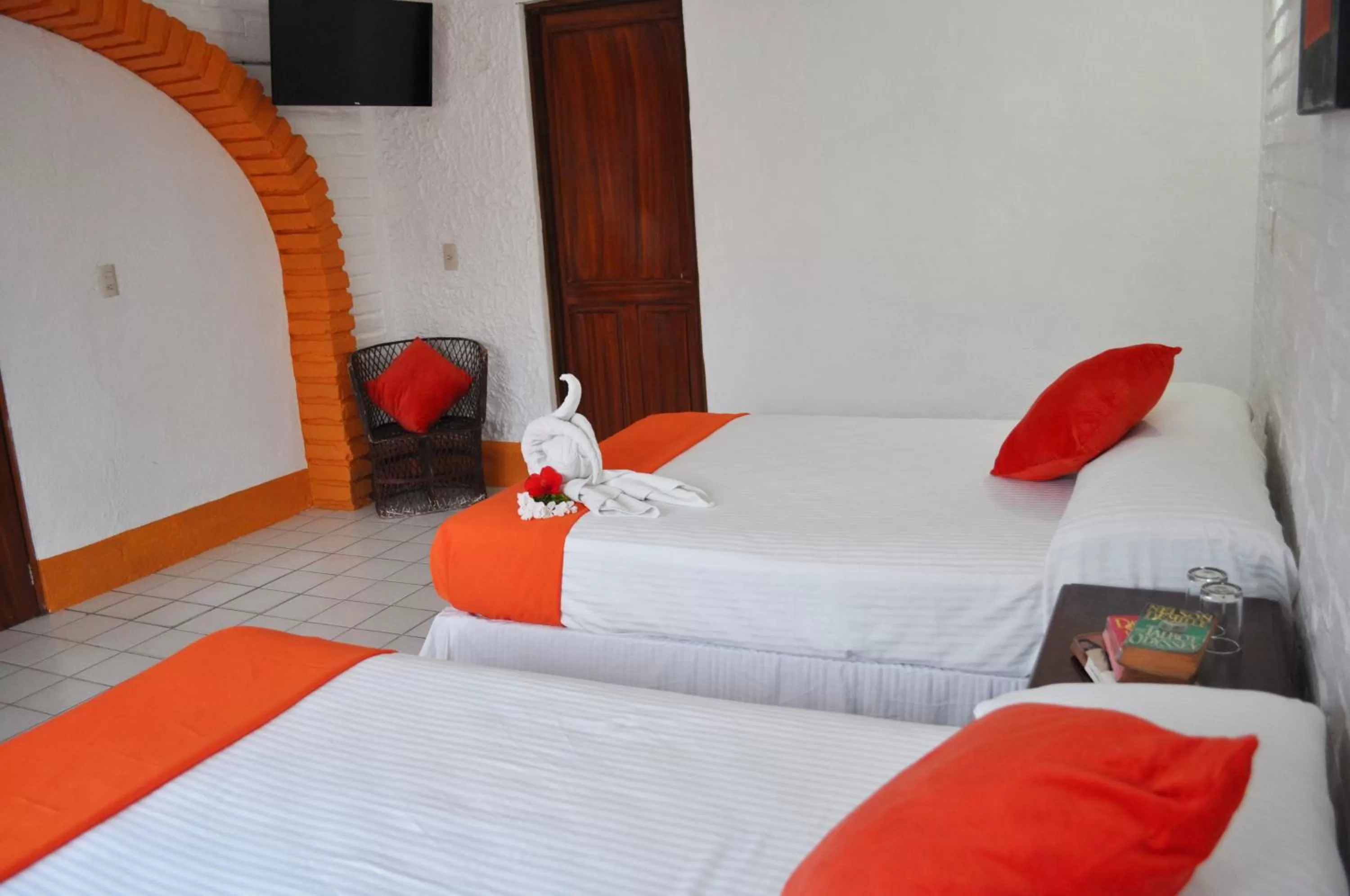 Bedroom, Bed in Hotel Hacienda de Vallarta Centro