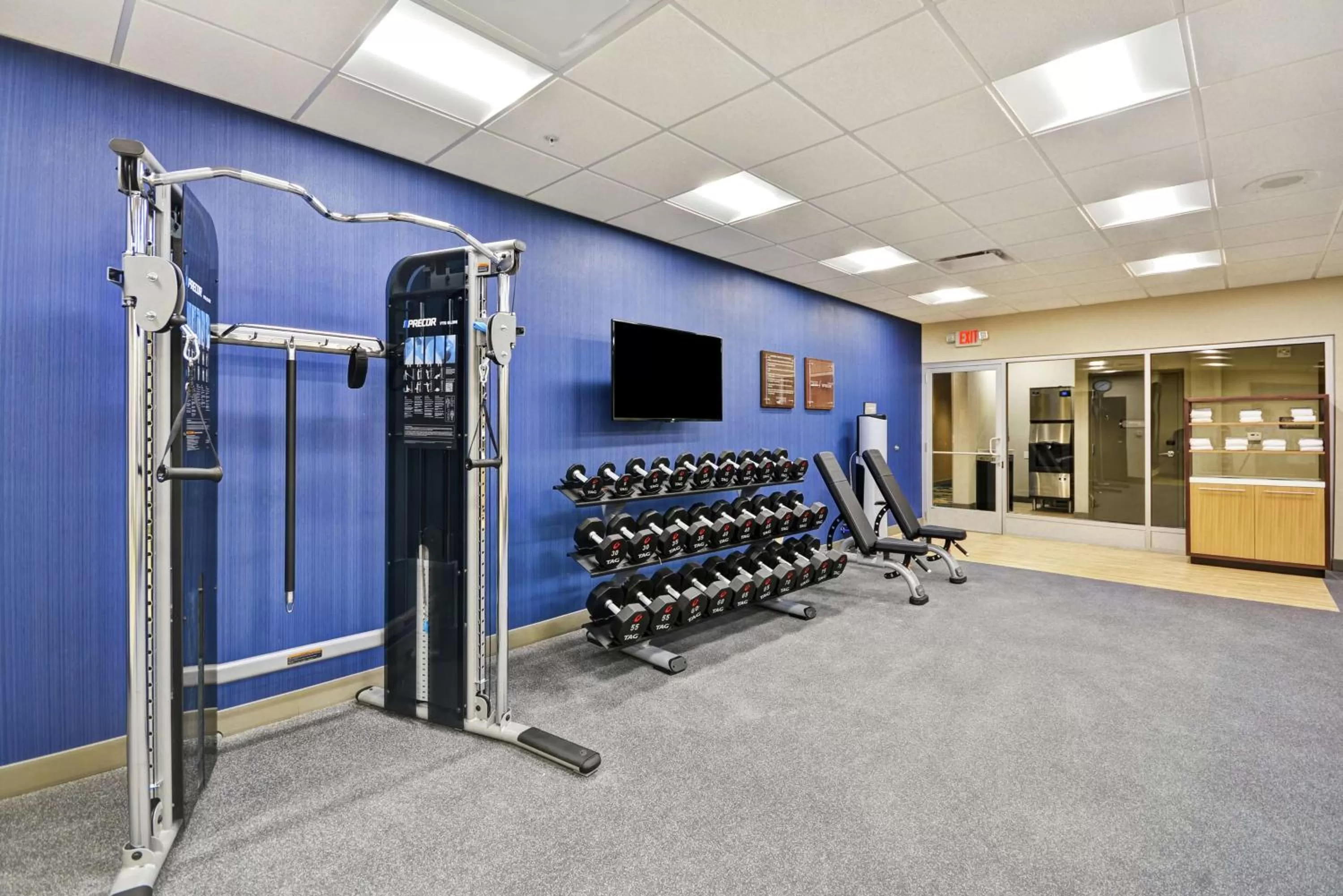 Fitness centre/facilities in Homewood Suites By Hilton Warren Detroit