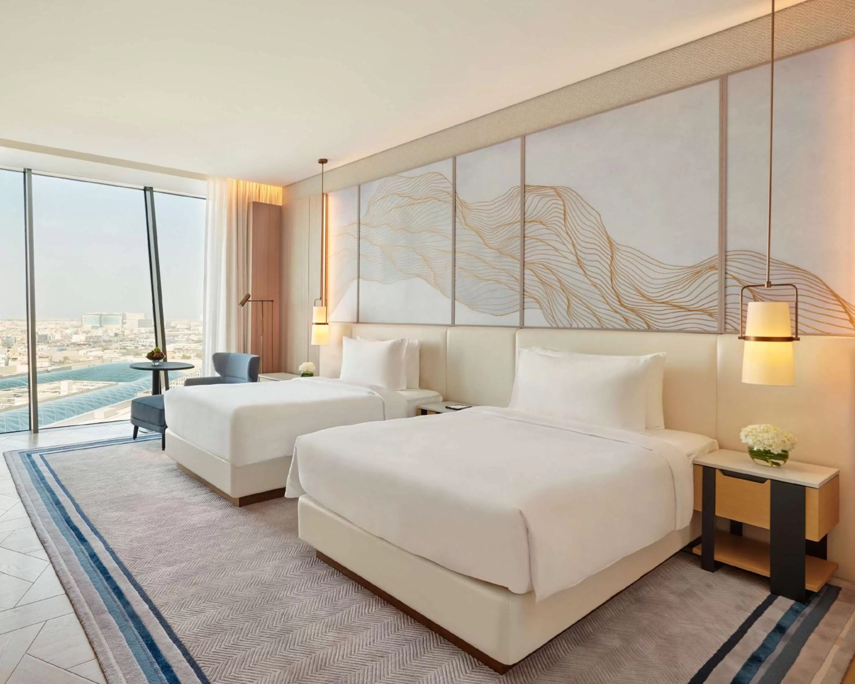 Bedroom, Bed in Grand Hyatt Kuwait