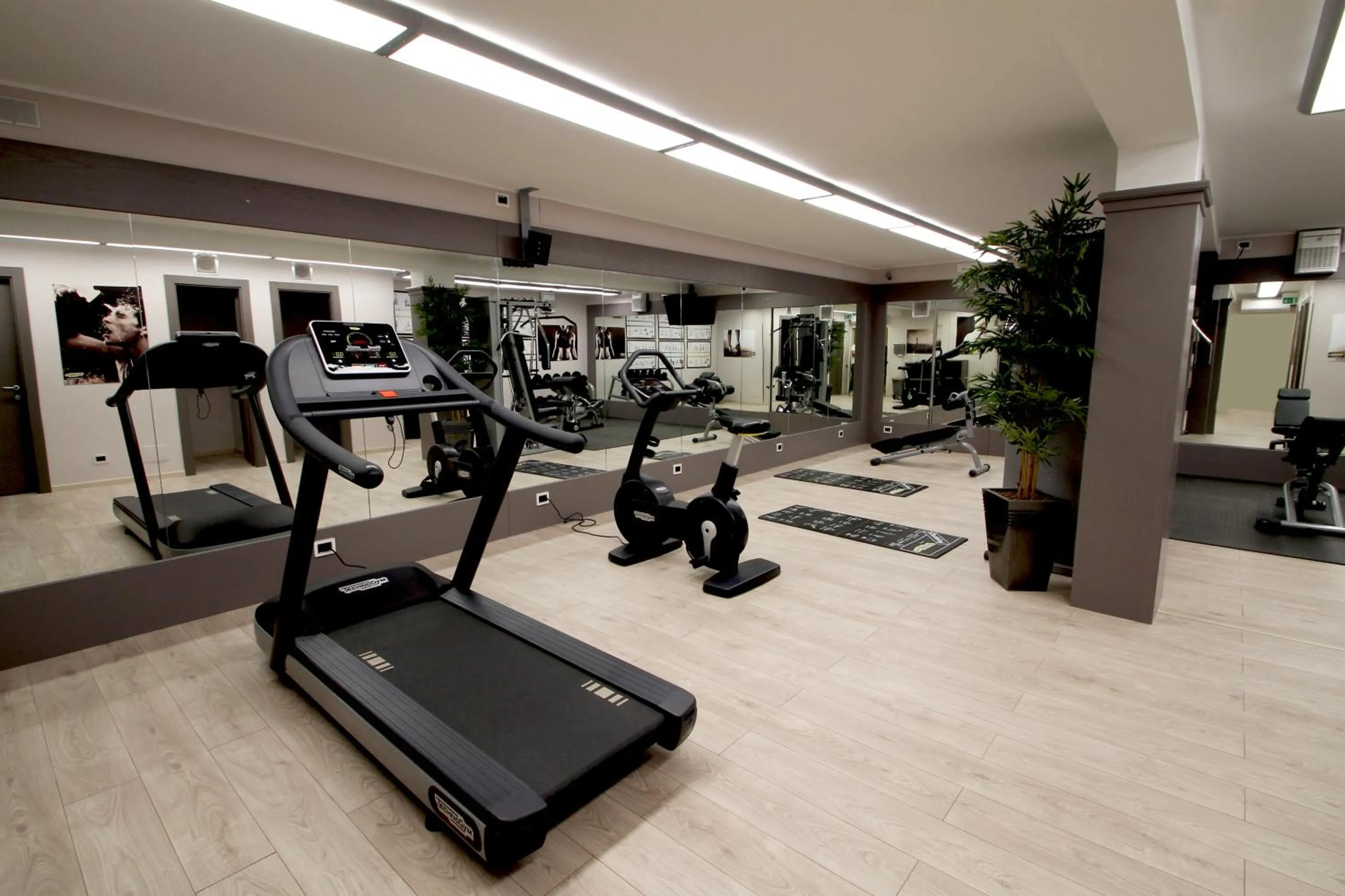 Fitness centre/facilities in Hotel Villa Tirreno