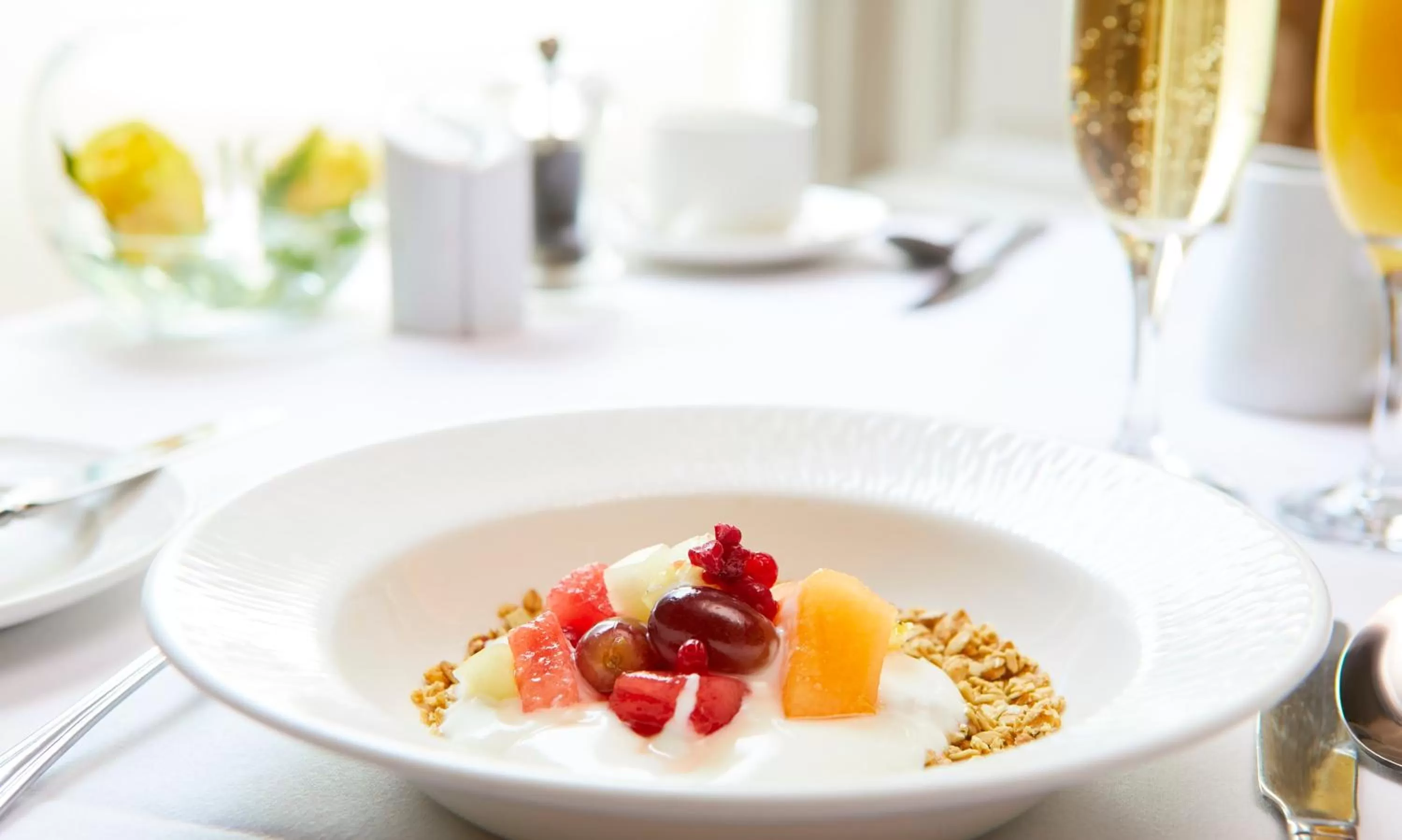 Food close-up in Palm Court Hotel
