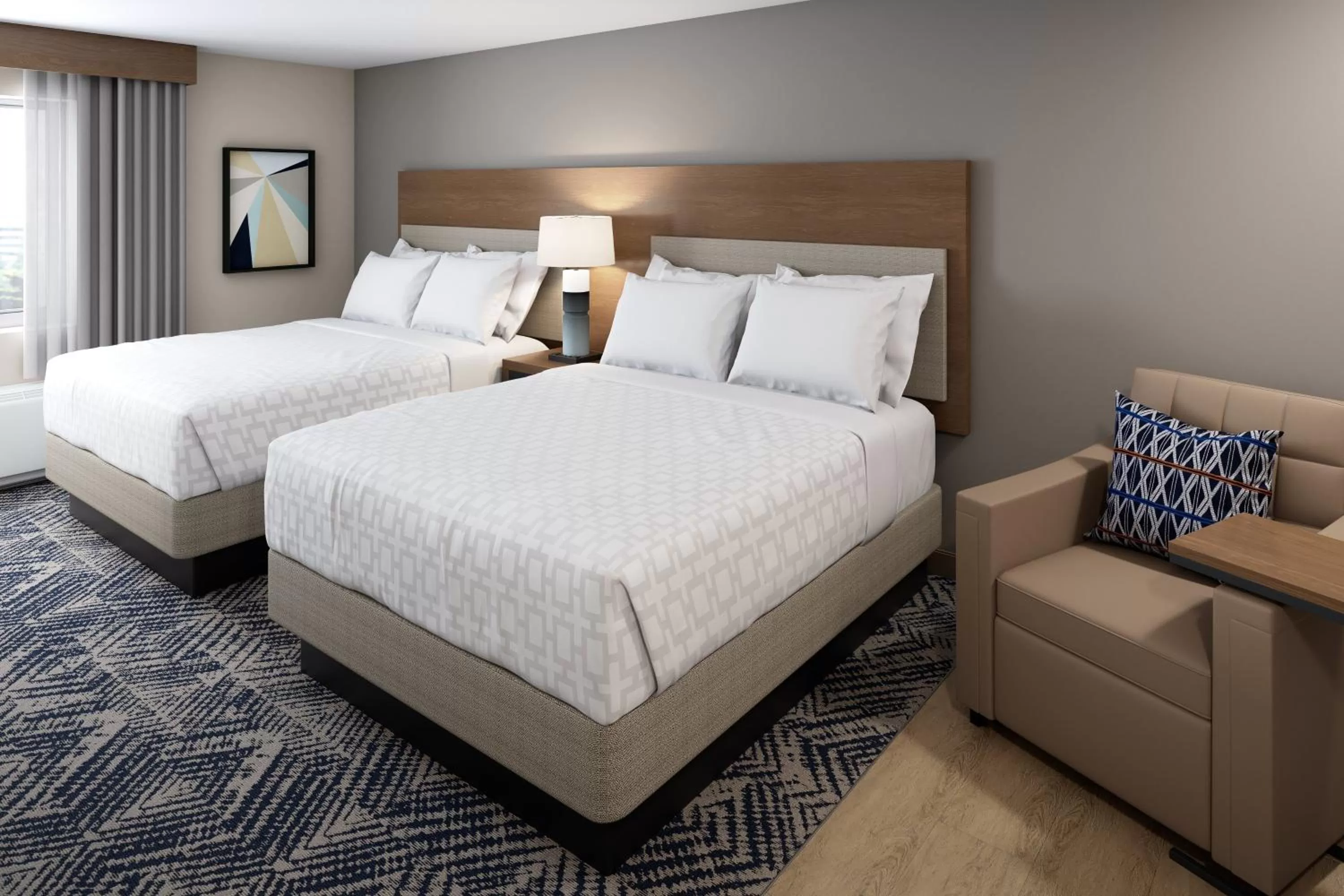 Photo of the whole room, Bed in Candlewood Suites DFW Airport North - Irving by IHG