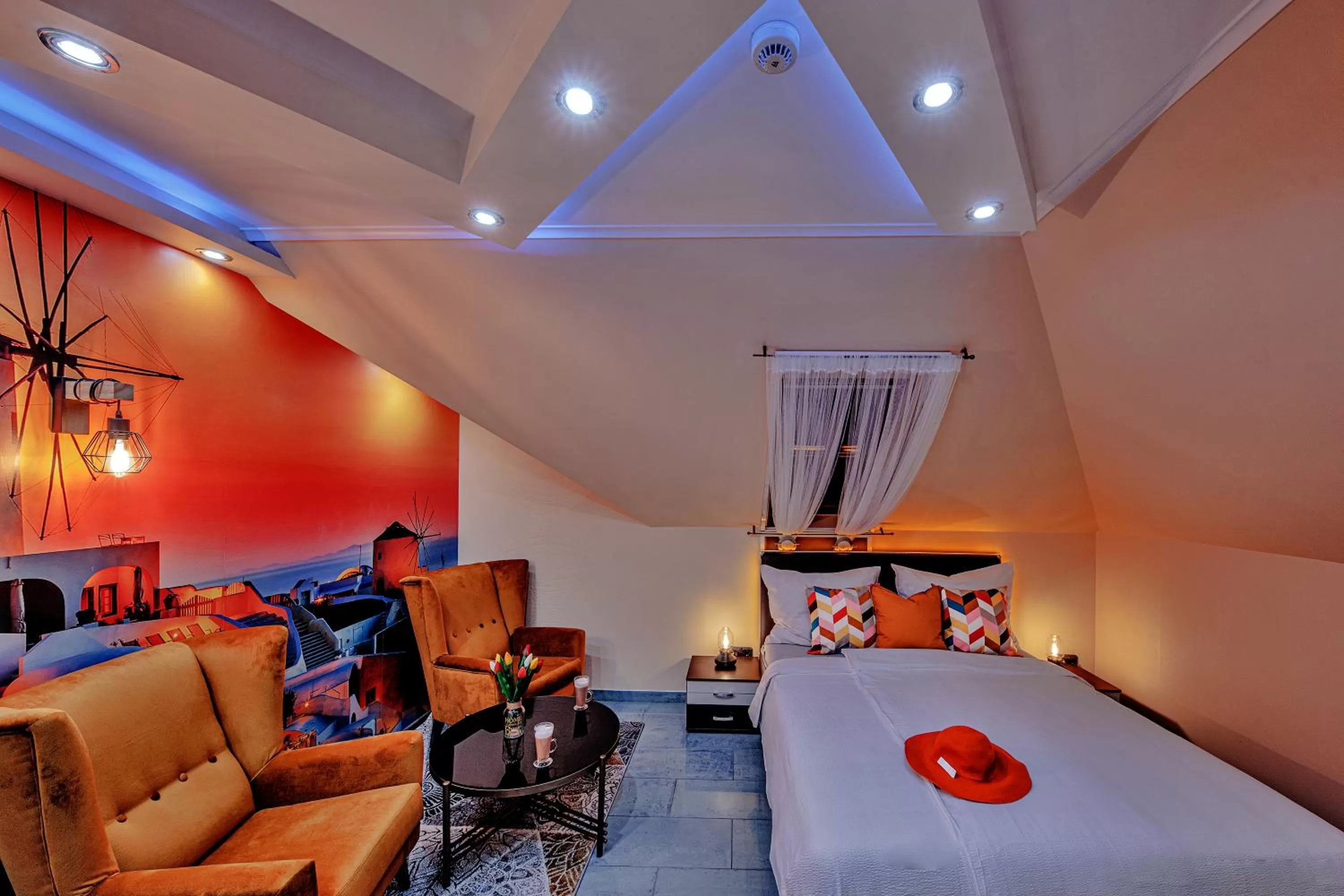 Living room, Bed in Vintiamo Apartmanok