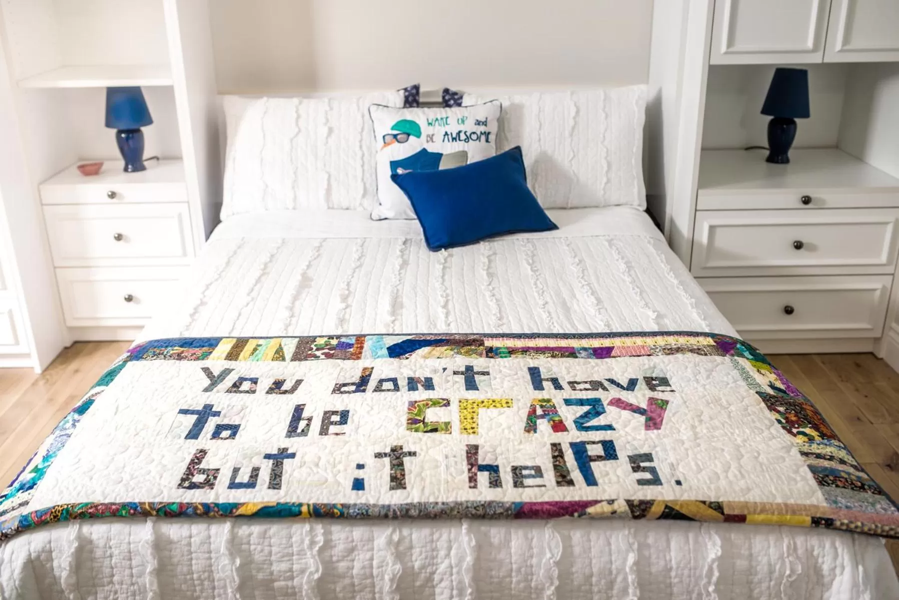 Bed in The Kitch'inn - Boutique Inn and Wine Bar