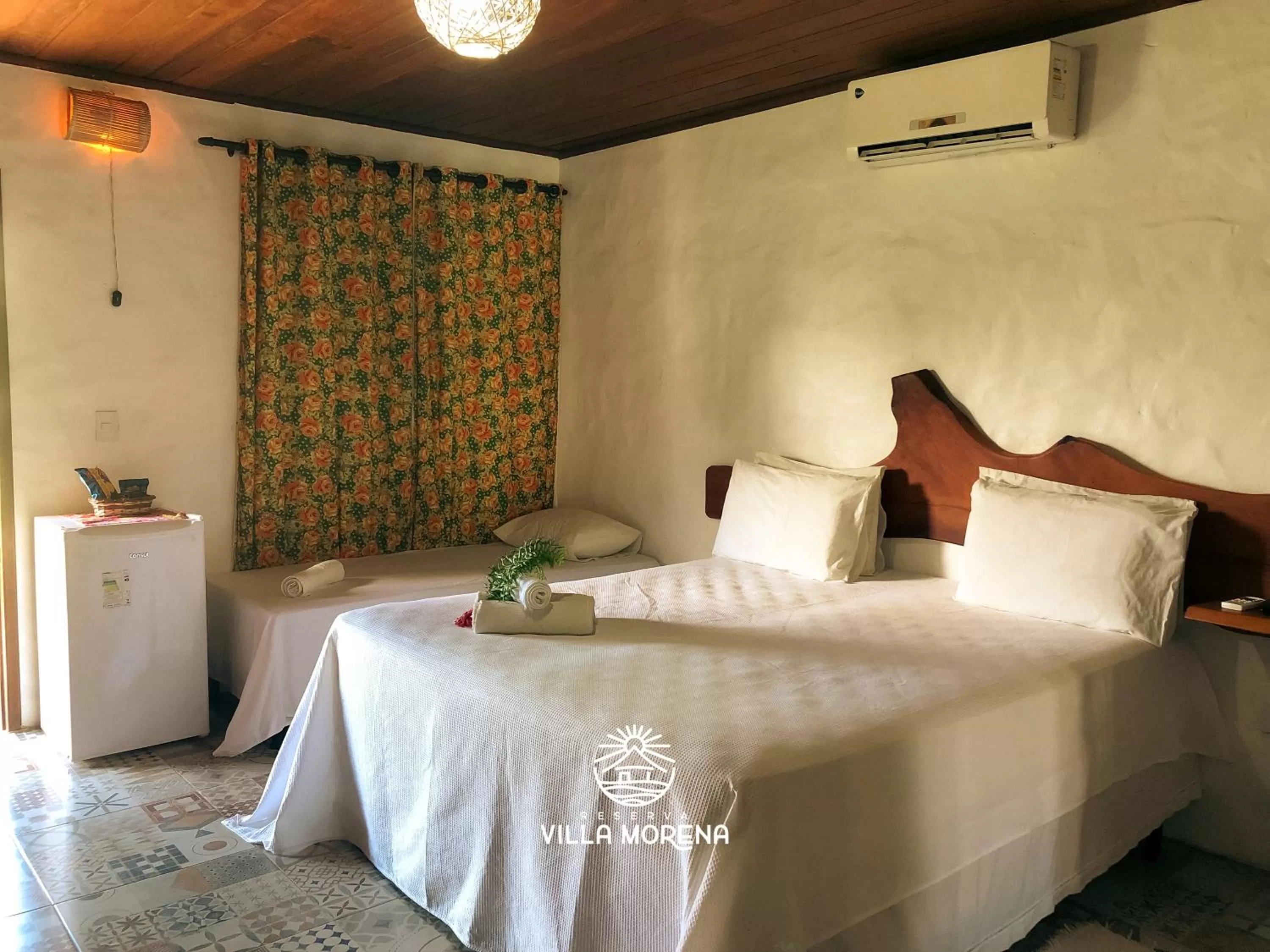 Bed in Pousada Villa Morena