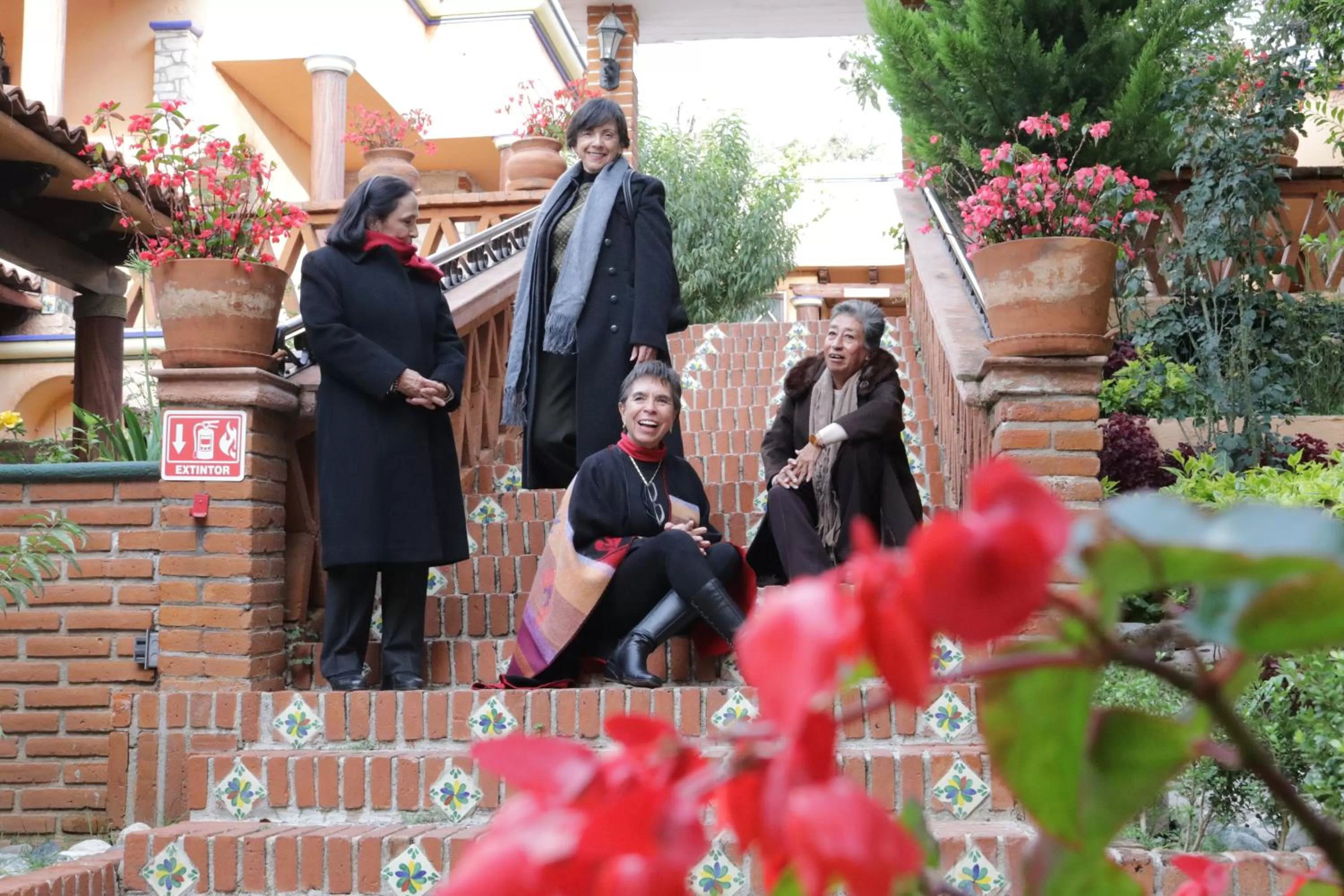 group of guests in Hotel Feregrino