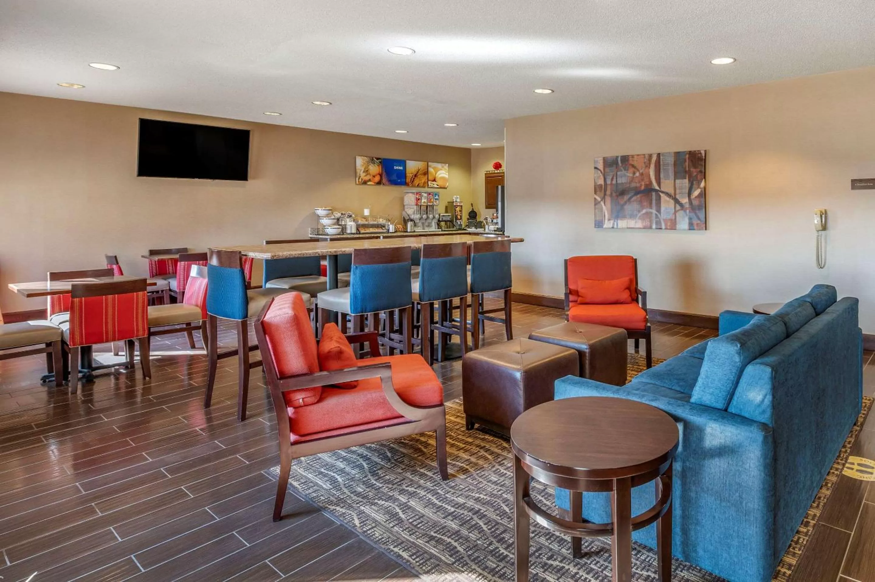 Lobby or reception in Comfort Inn Shelbyville North