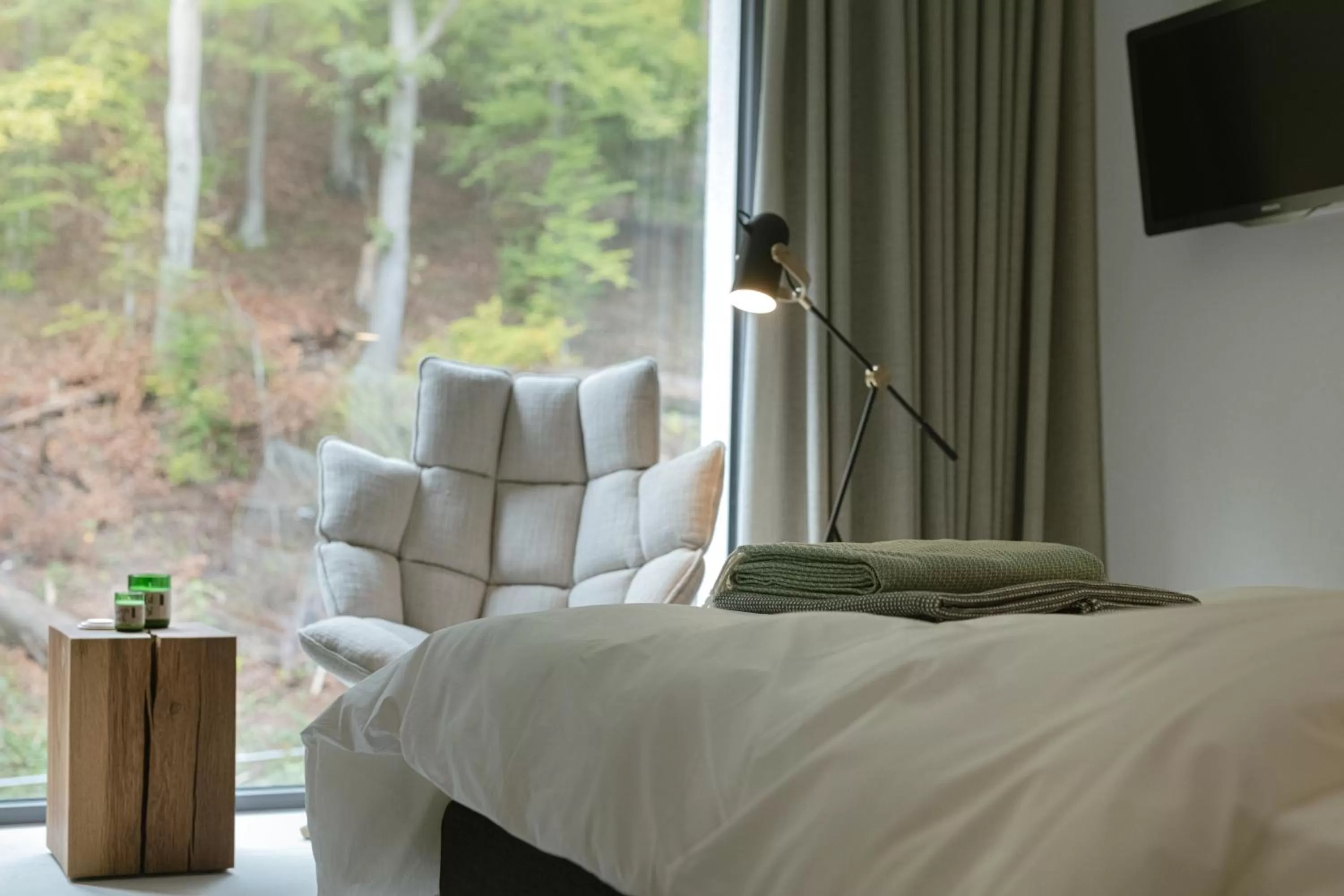 Photo of the whole room, Bed in Hotel VierJahreszeiten am Seilersee