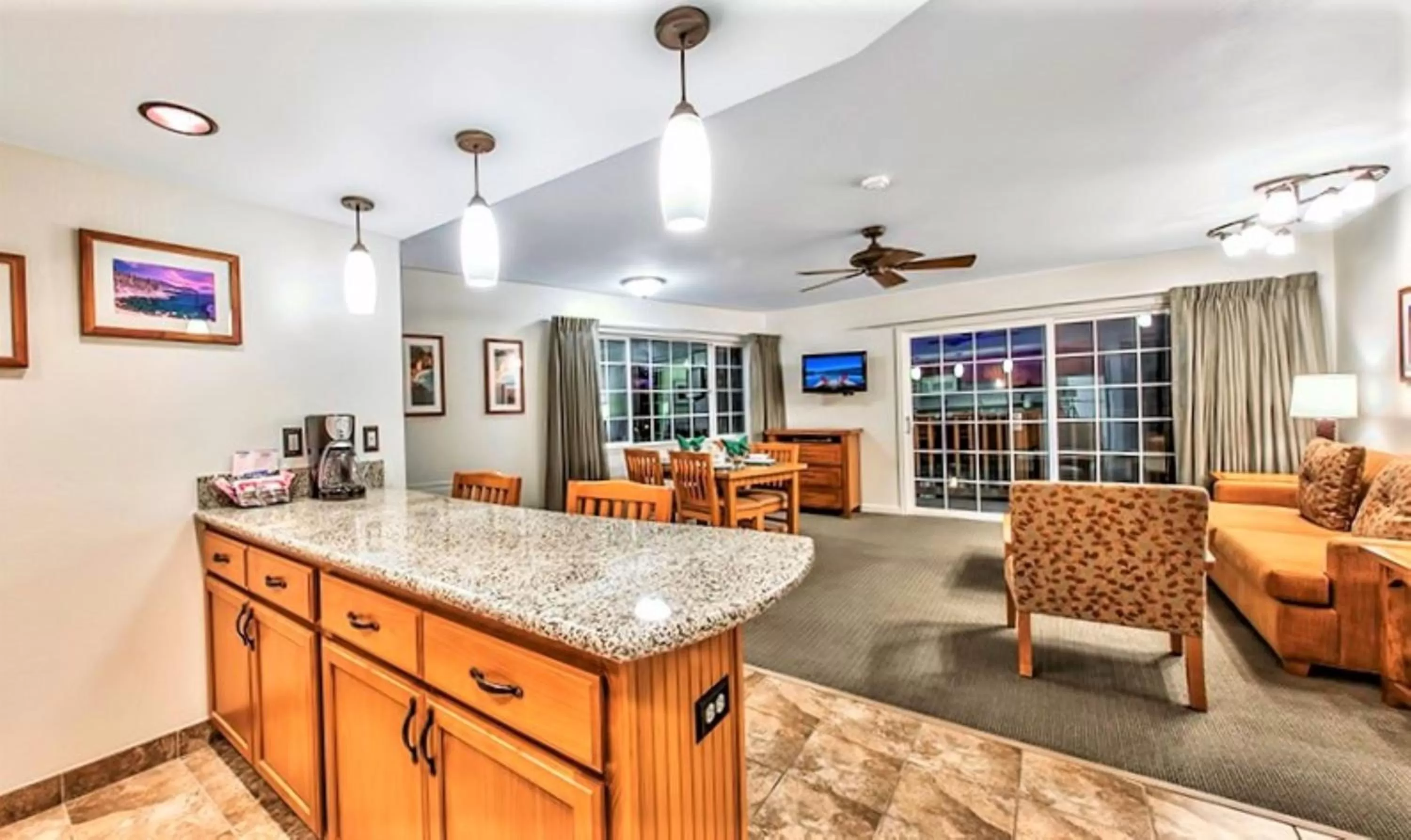 Living room in The Tahoe Beach & Ski Club Owners Association