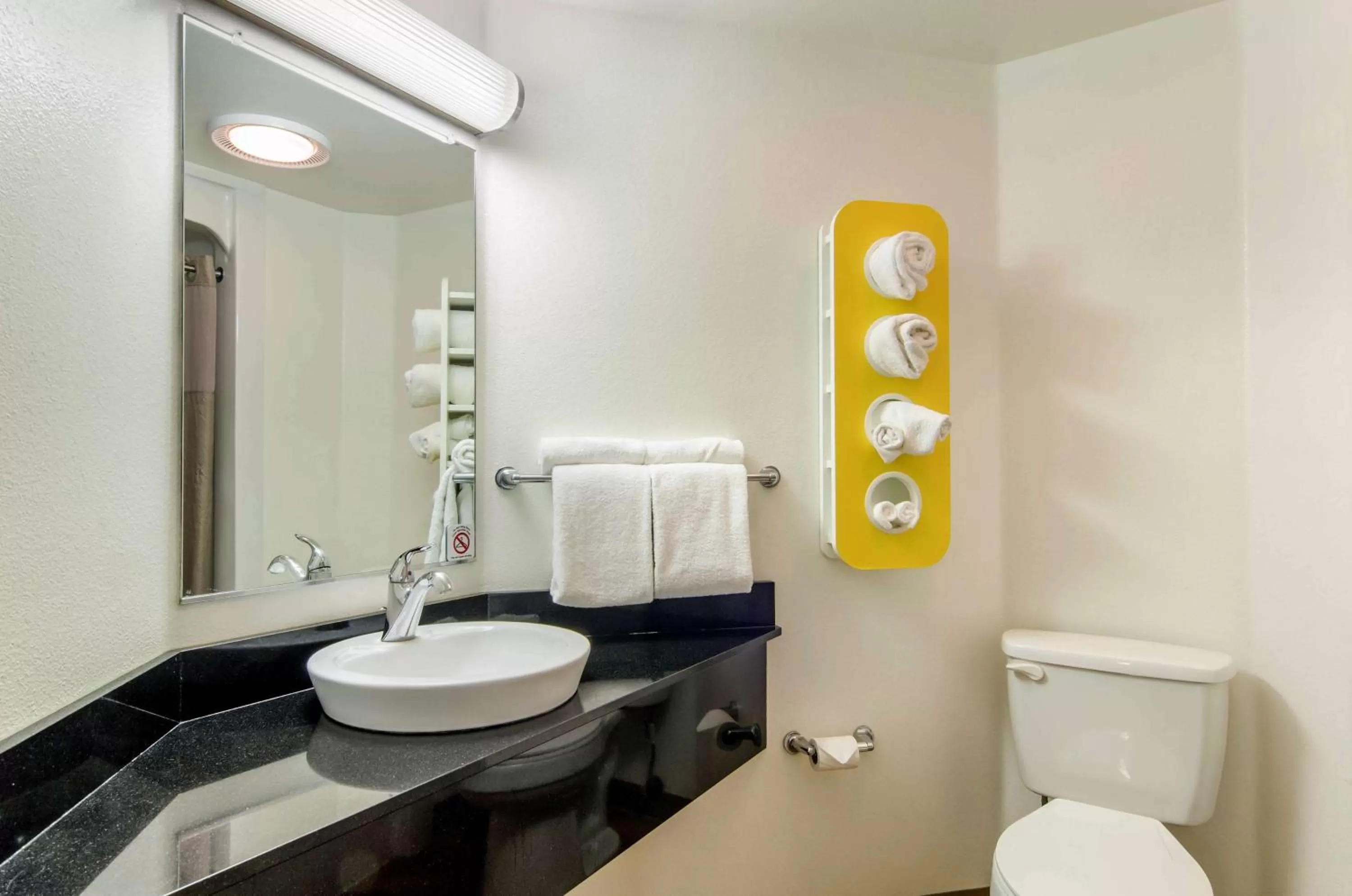 Toilet in Motel 6-Wheatland, WY