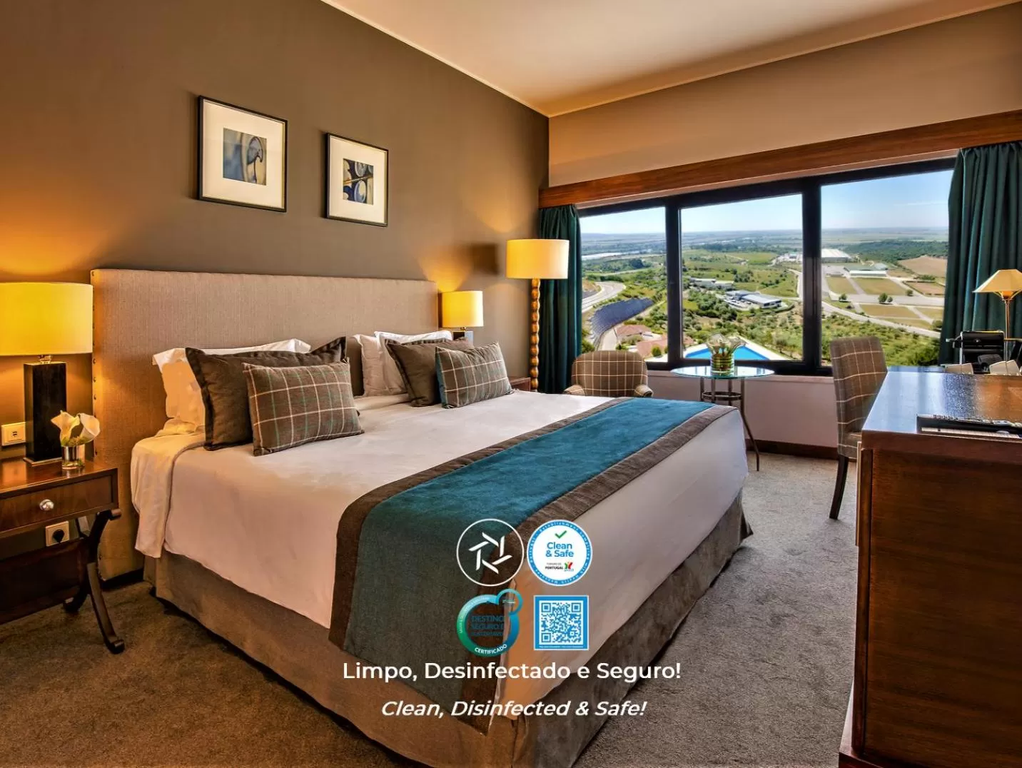 Photo of the whole room, Bed in Verdi Santarém