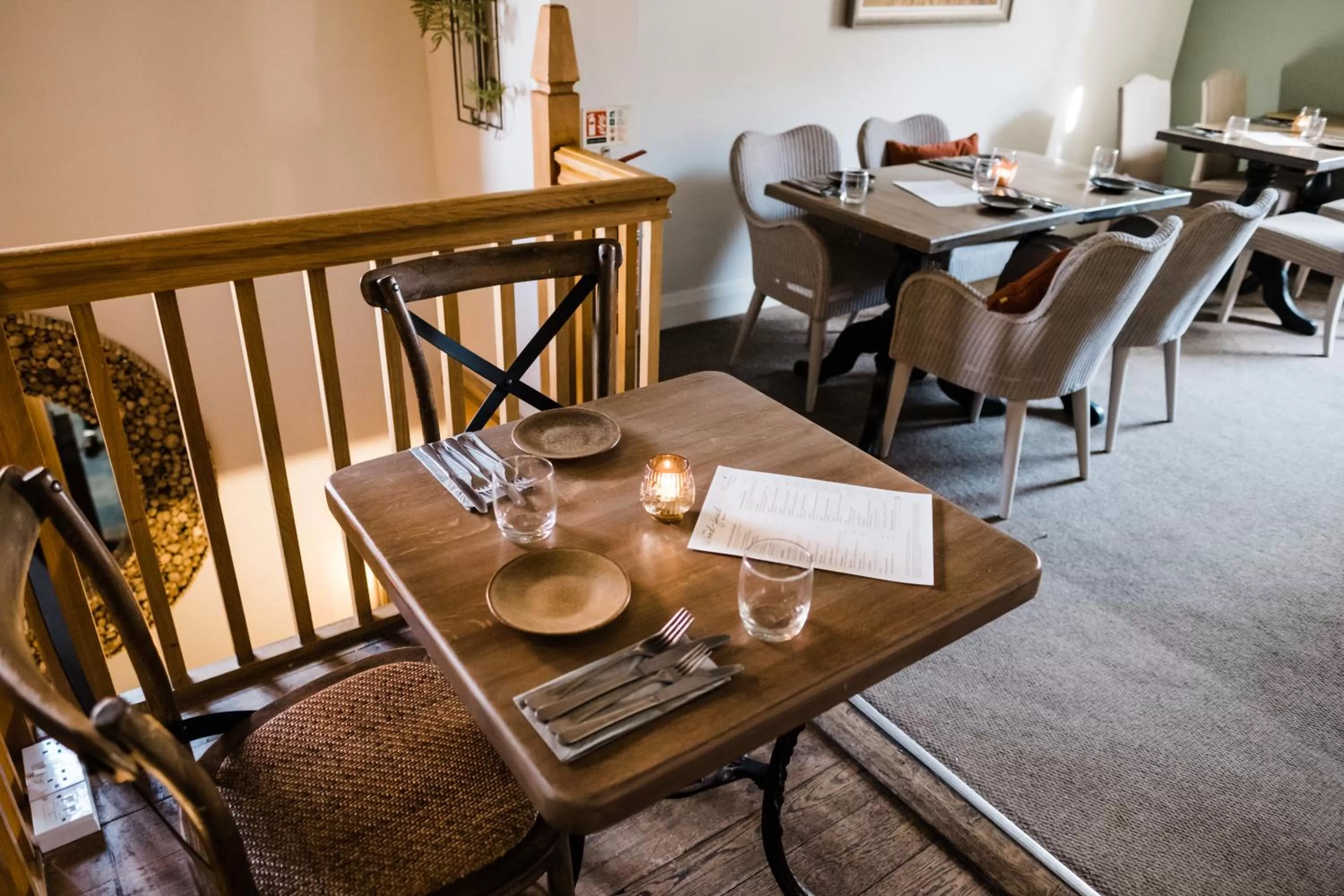 Dining area in Harpur's of Melbourne