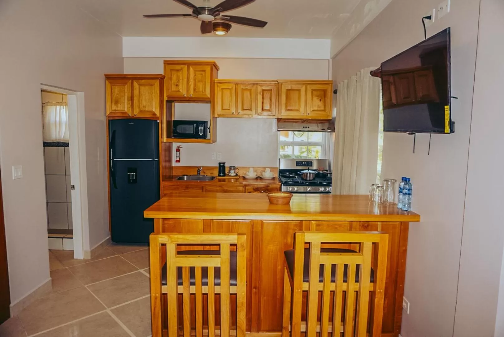 kitchen in La Isla Resort