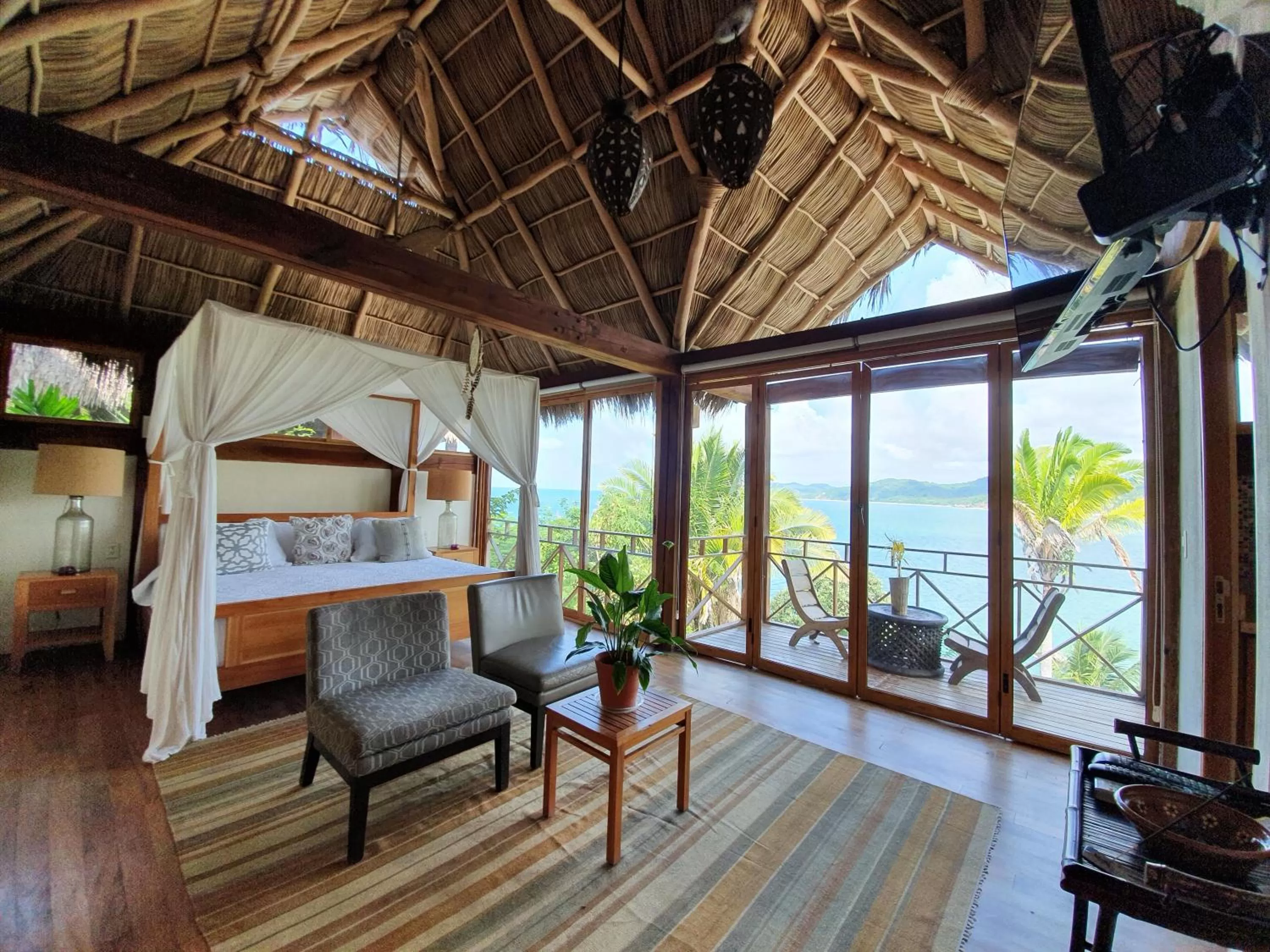 Living room, Bed in Hotel Boutique Siete Lunas
