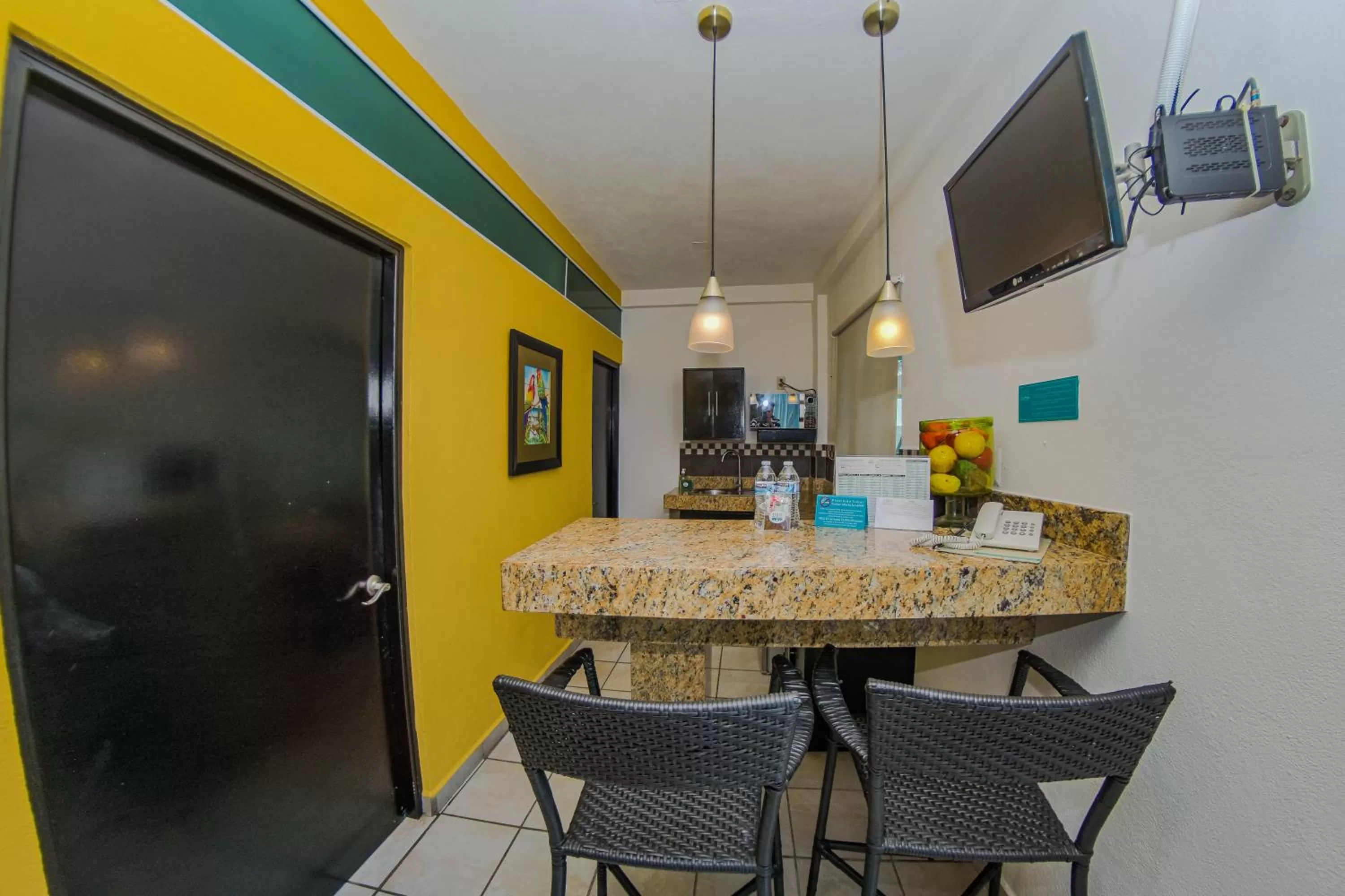 Dining area in Hotel Suites Nadia Puerto Vallarta