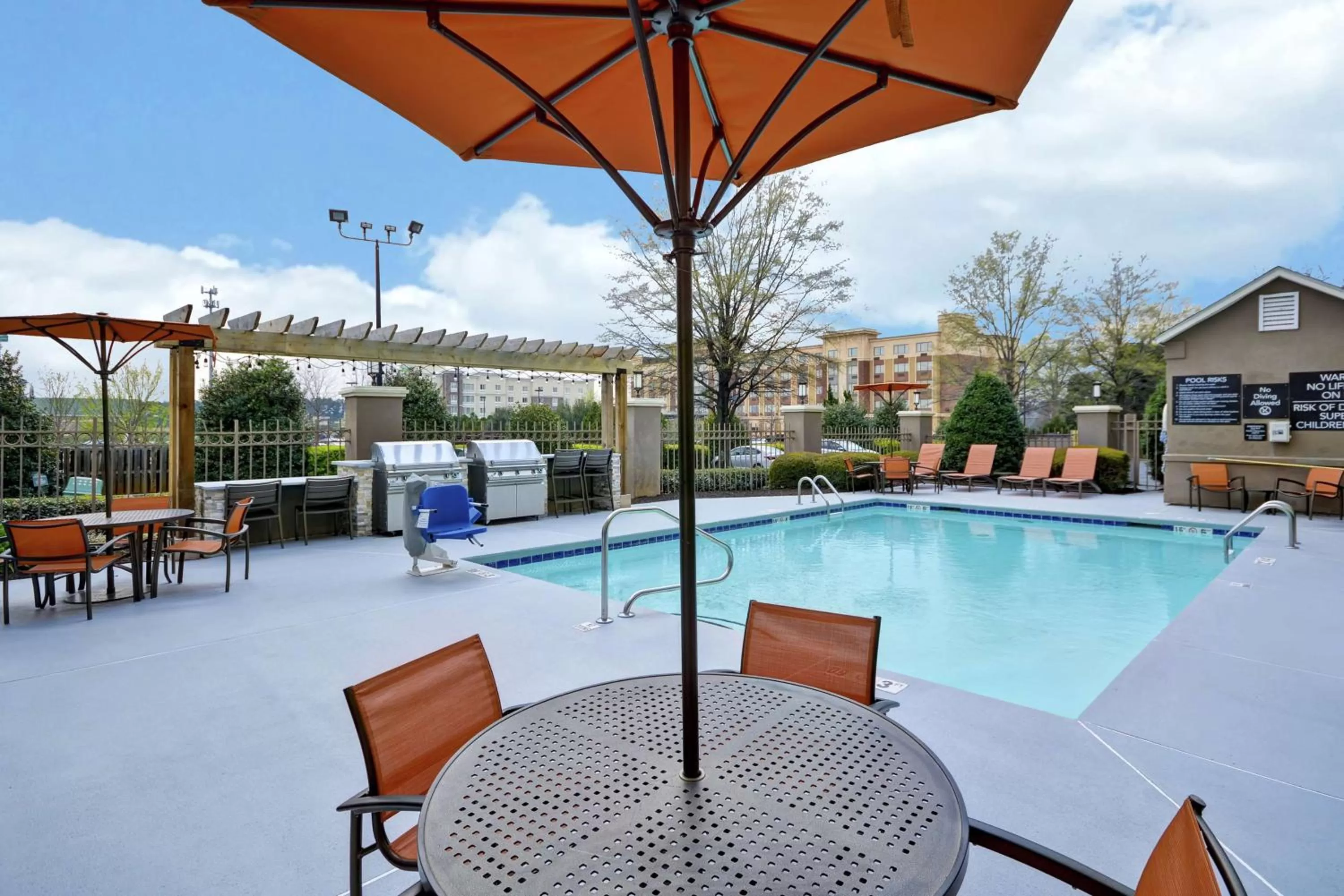 Patio in Homewood Suites by Hilton Augusta