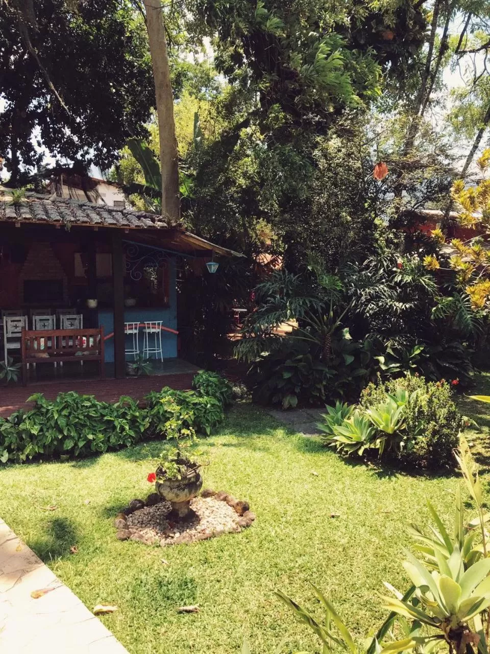 Garden in Pousada Canto Bella Terra