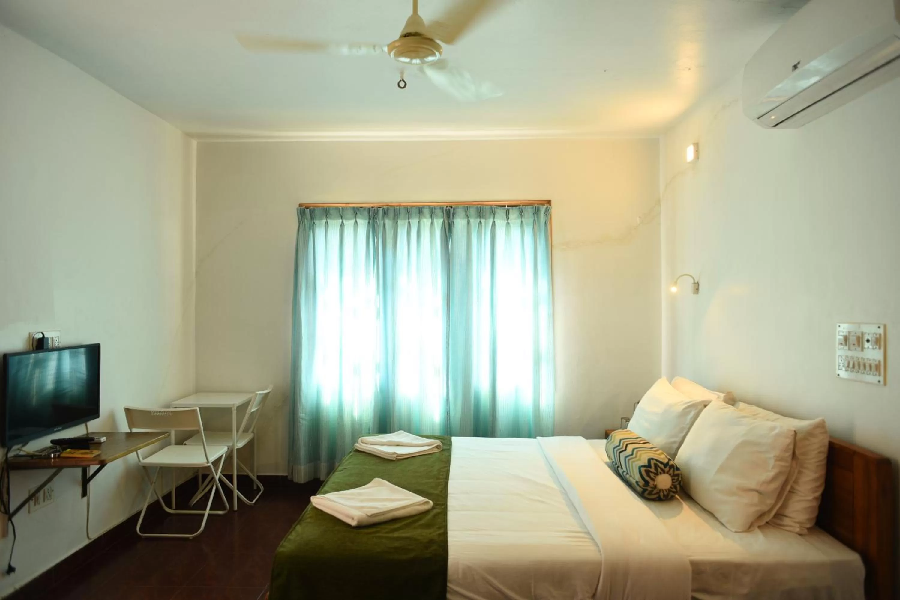 Bedroom, Bed in Red Earth - Gokarna